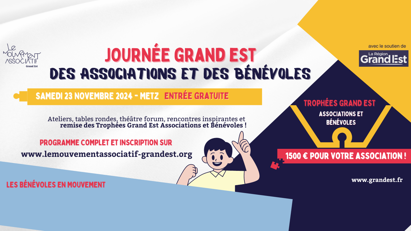 JOURNÉE DES ASSOCIATIONS ET DES BÉNÉVOLES 2024 à METZ le Samedi 23 Novembre JOURNÉE DES ASSOCIATIONS ET DES BÉNÉVOLES 2024 à METZ le Samedi 23 Novembre