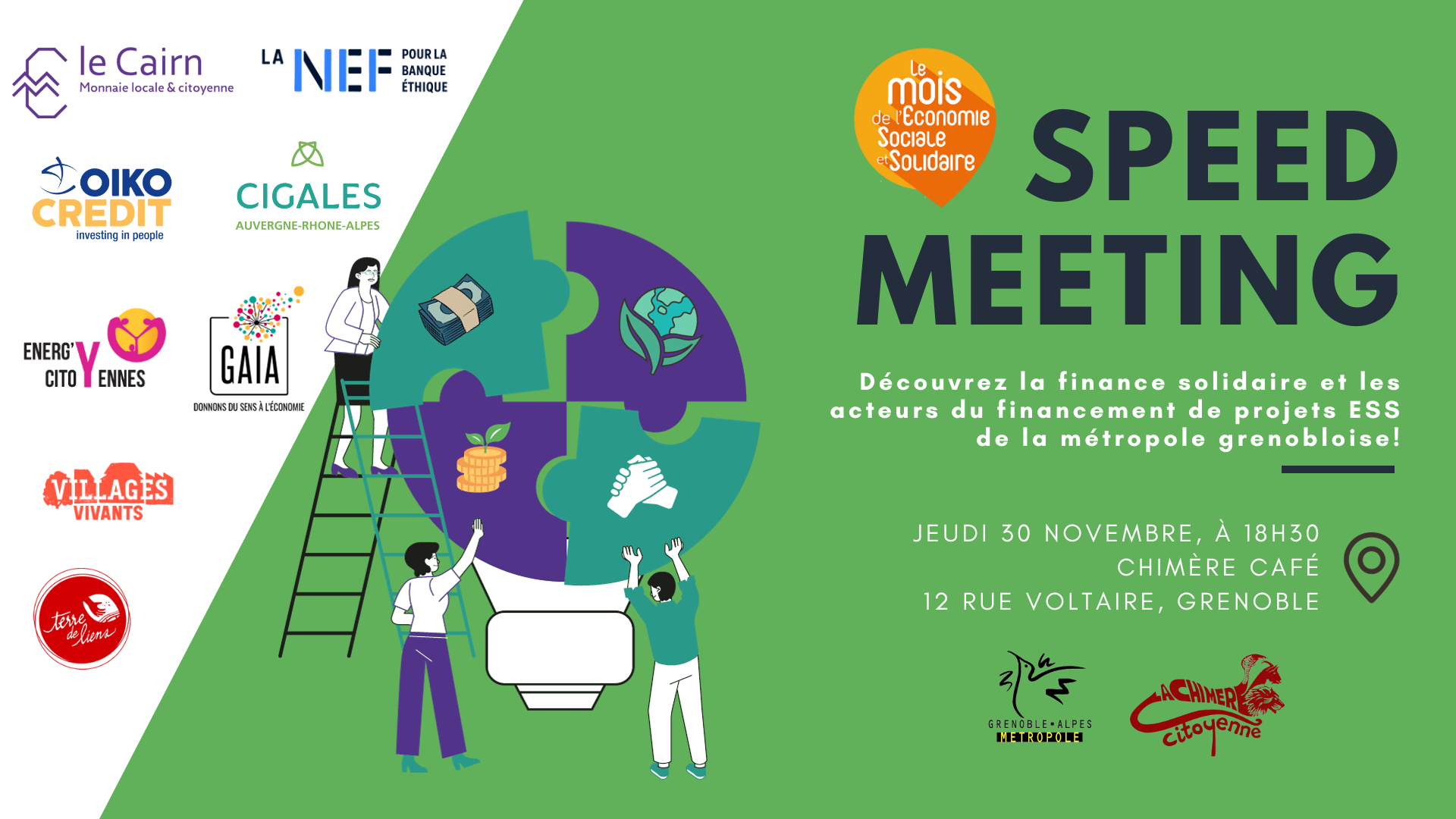 Speed meeting finance solidaire