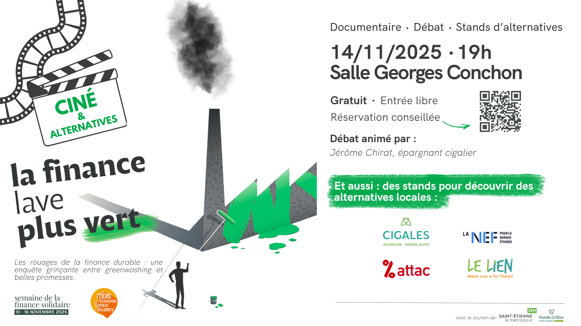 Ciné & alternatives - La finance lave plus vert Ciné & alternatives - La finance lave plus vert