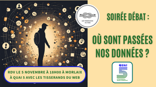 Soirée débat : Où sont passées nos données ? visuel soirée débat