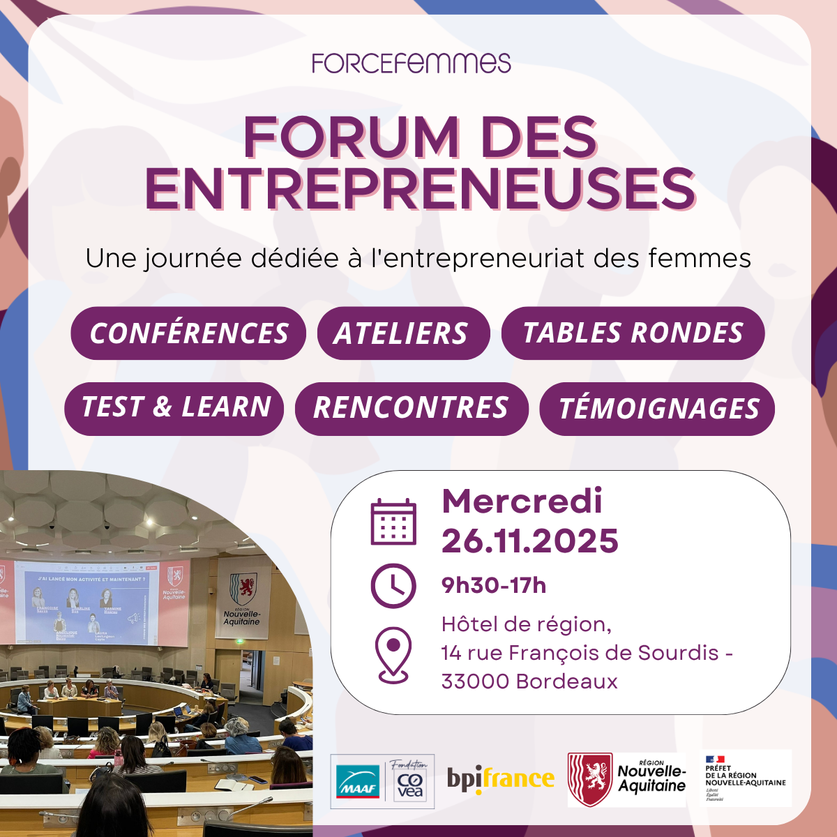 Forum des entrepreneuses Forum des entrepreneuses