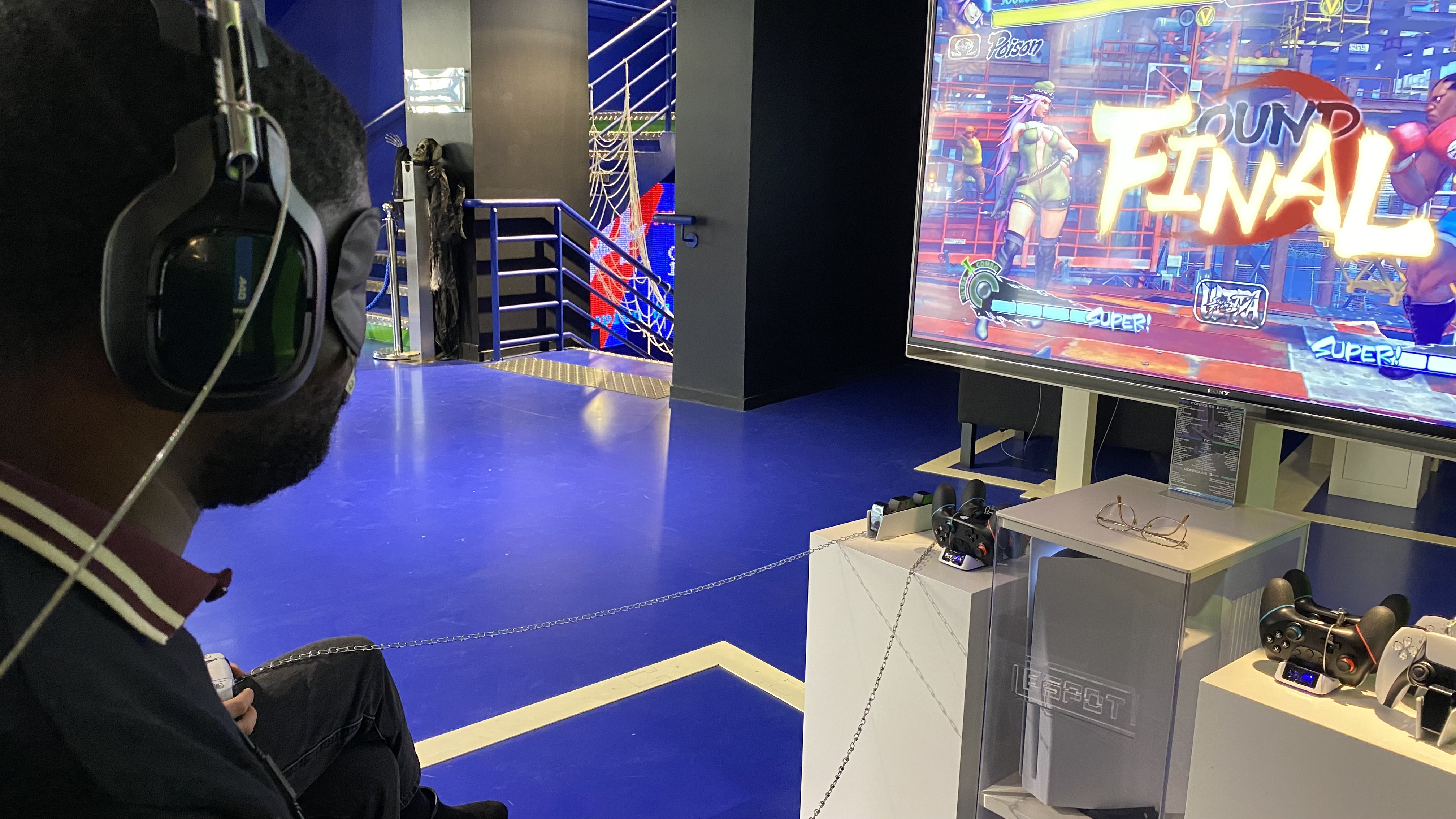 démo jeux vidéo non-voyant test street fighter sans la vue avec LudAccess