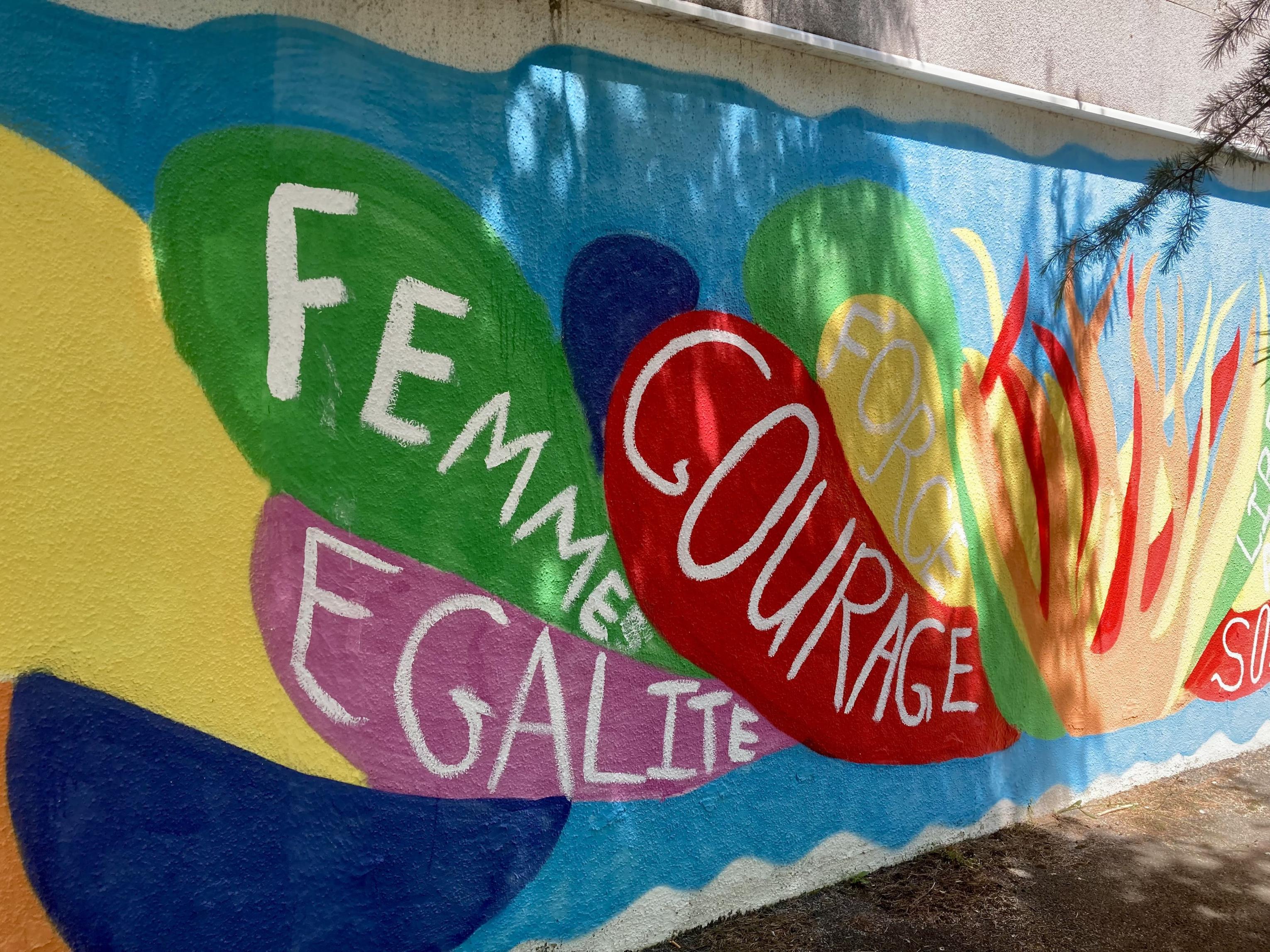 fresque murale à Cenon