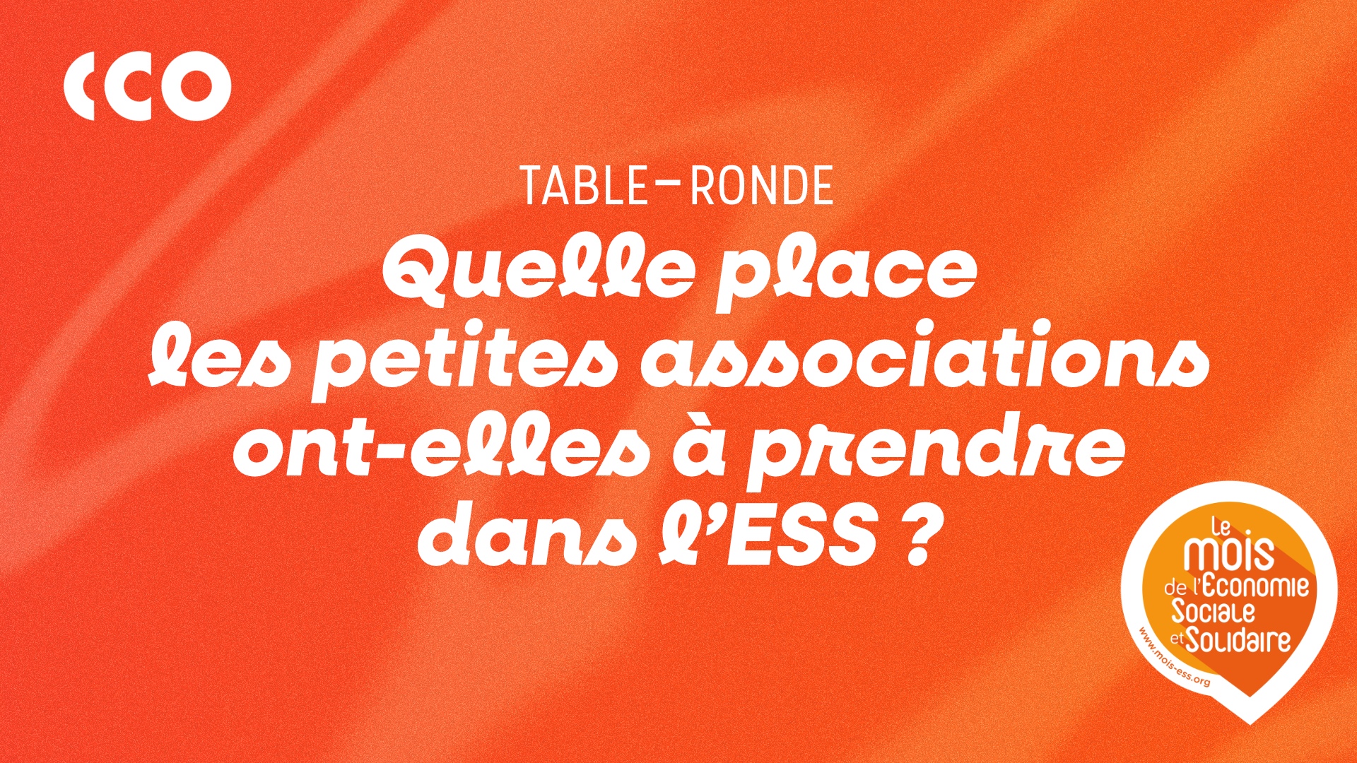 Quelle place les petites associations ont-elles à prendre dans l'ESS ? Quelle place les petites associations ont-elles à prendre dans l'ESS ?
