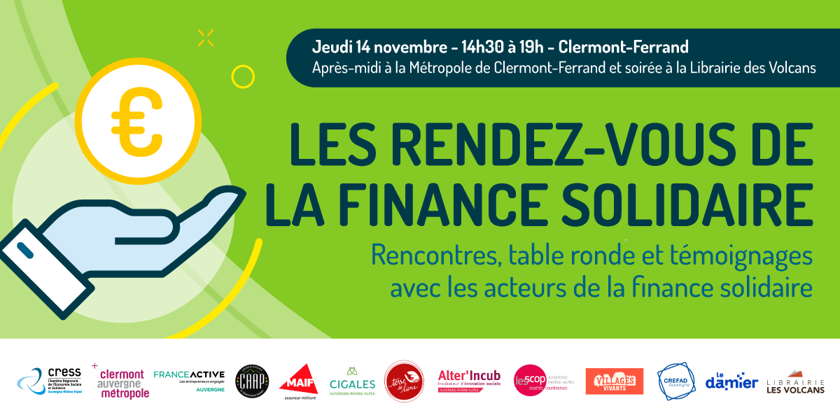 Les RDV de la finance solidaire Visuel Les RDV de la finance solidaire