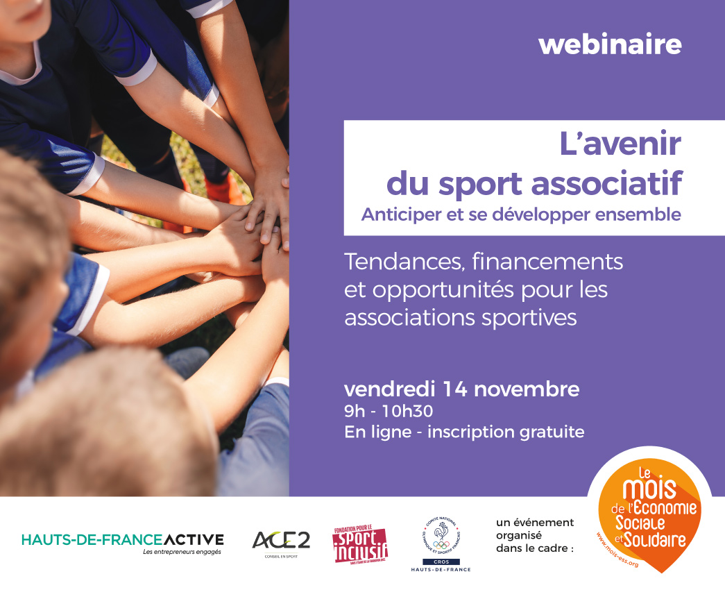 Webinaire : l'avenir du sport associatif - anticiper et se développer ensemble Webinaire : l'avenir du sport associatif - anticiper et se développer ensemble