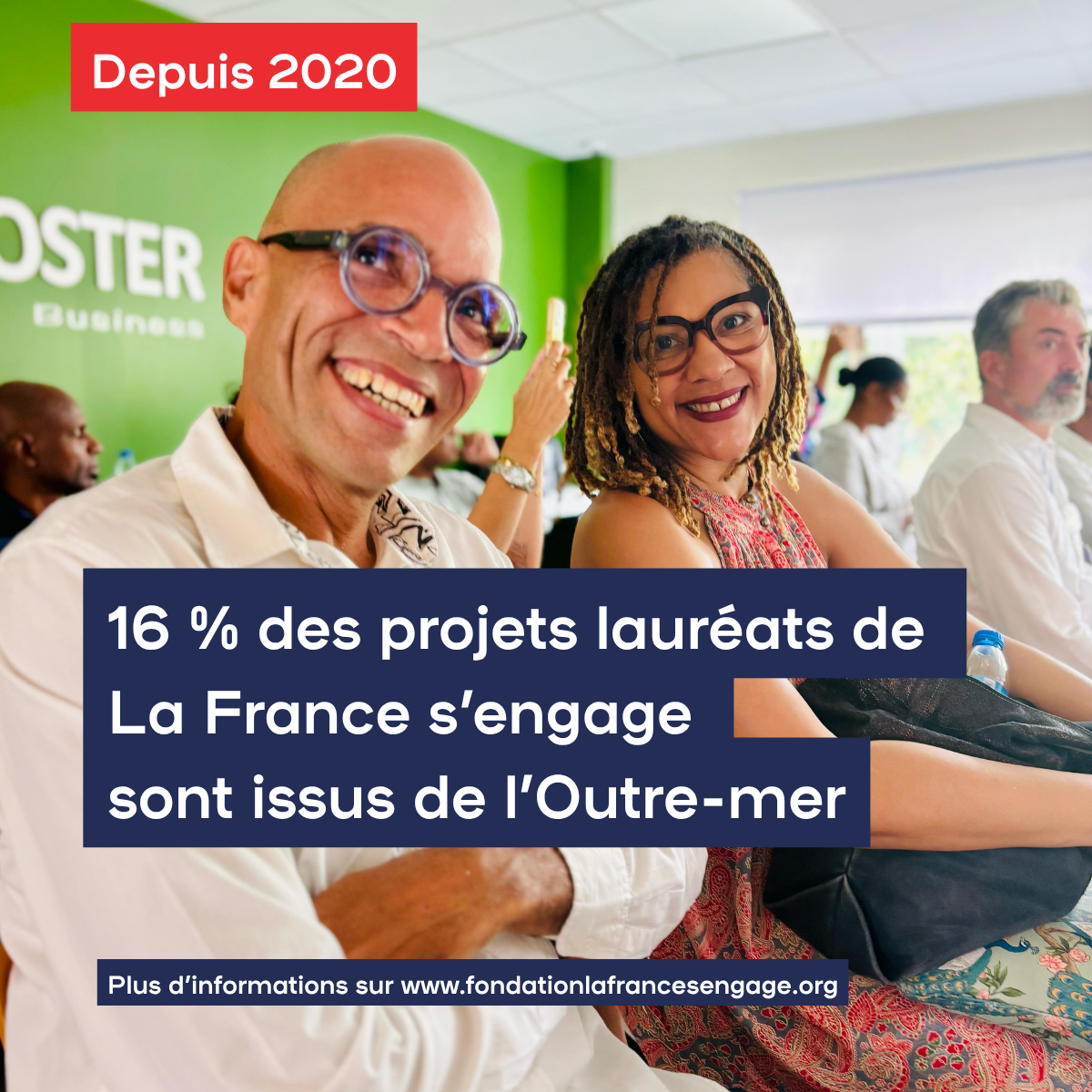 Depuis 2020, 16% des projets lauréats de La France s'engage son issus de l'Outre-mer
