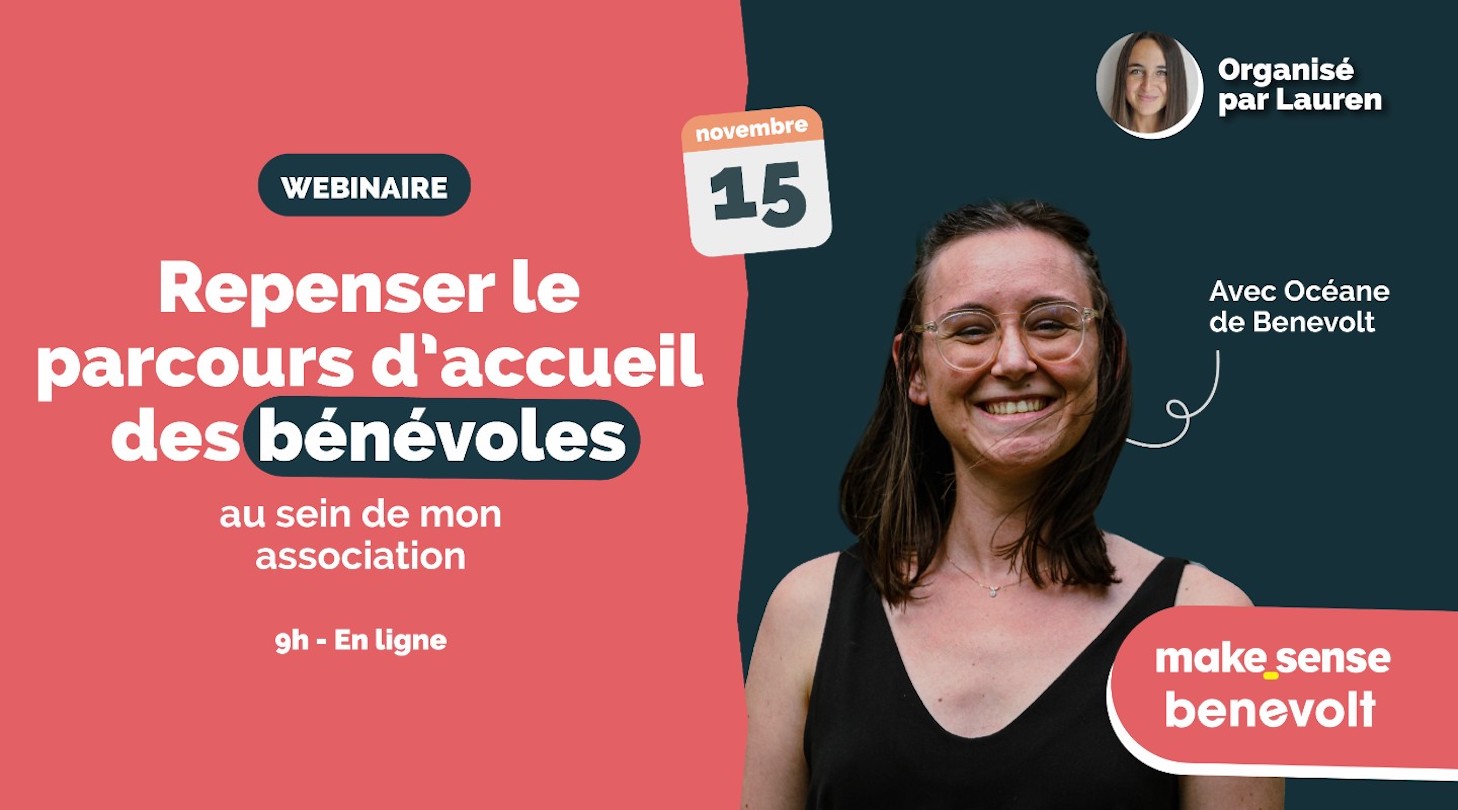 Repenser le parcours d'accueil des bénévoles au sein de mon association