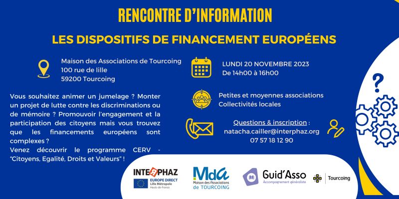 Rencontre dispositifs de financements européens Rencontre dispositifs de financements européens