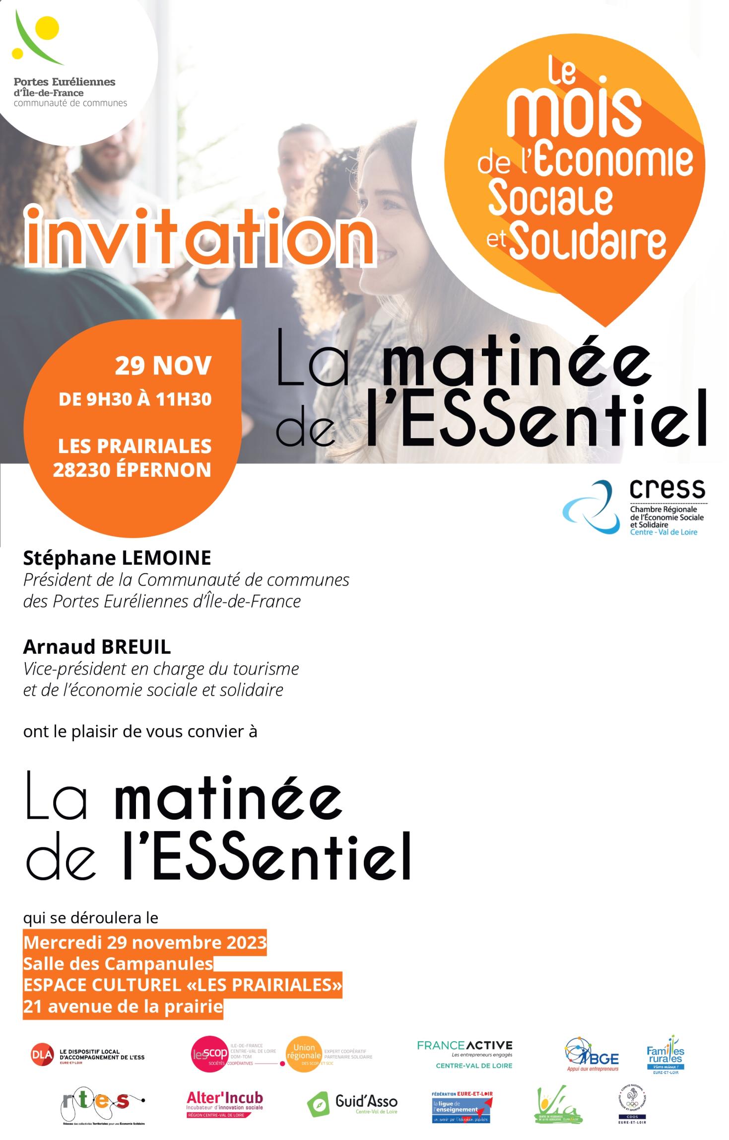 Visuel de l'évenement "La matinée de l'ESSentiel"