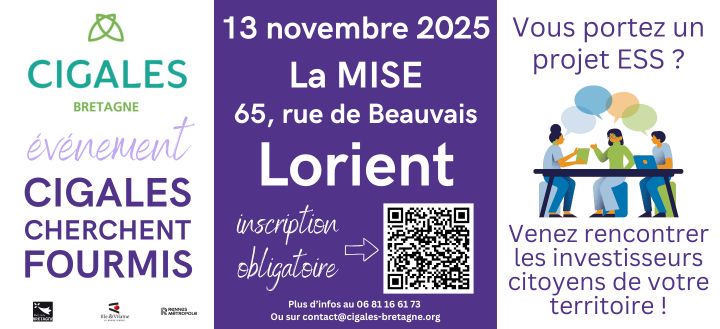 CIGALES CHERCHENT FOURMIS À LORIENT