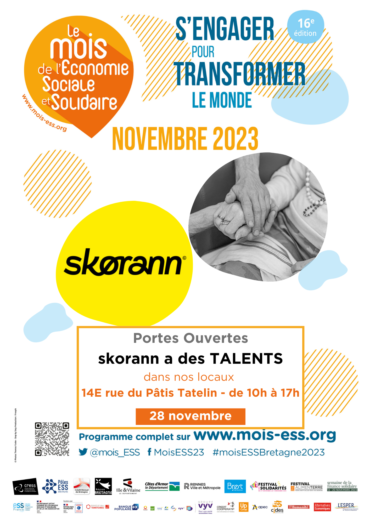 Portes Ouvertes skorann a des Talents : le 28 novembre dans nos locaux Ă Rennes Portes Ouvertes skorann a des Talents : le 28 novembre dans nos locaux Ă Rennes