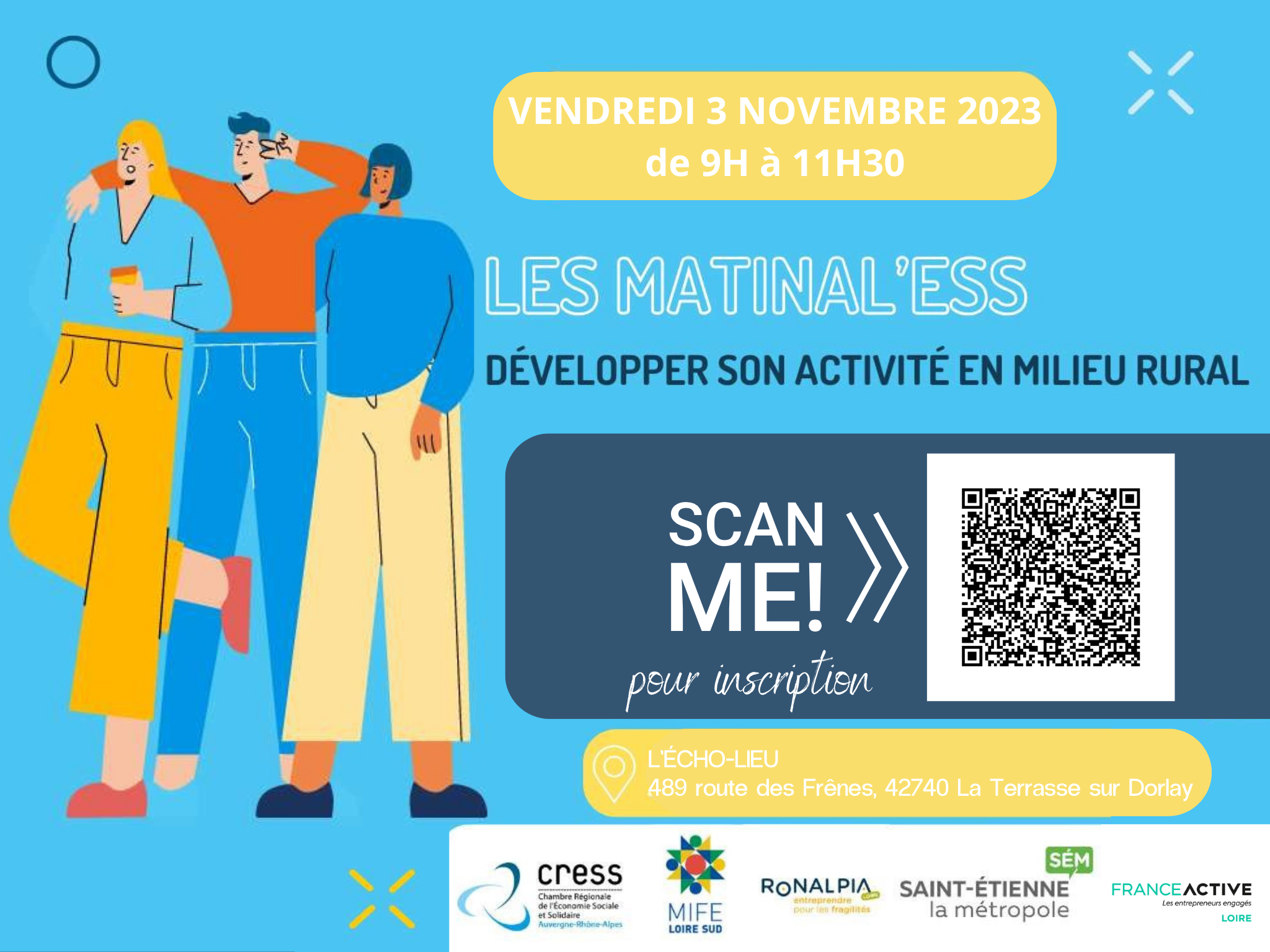 LES MATINAL'ESS DEVELOPPER SON ACTIVITE EN MILIEU RURALE MATINAL'ESS