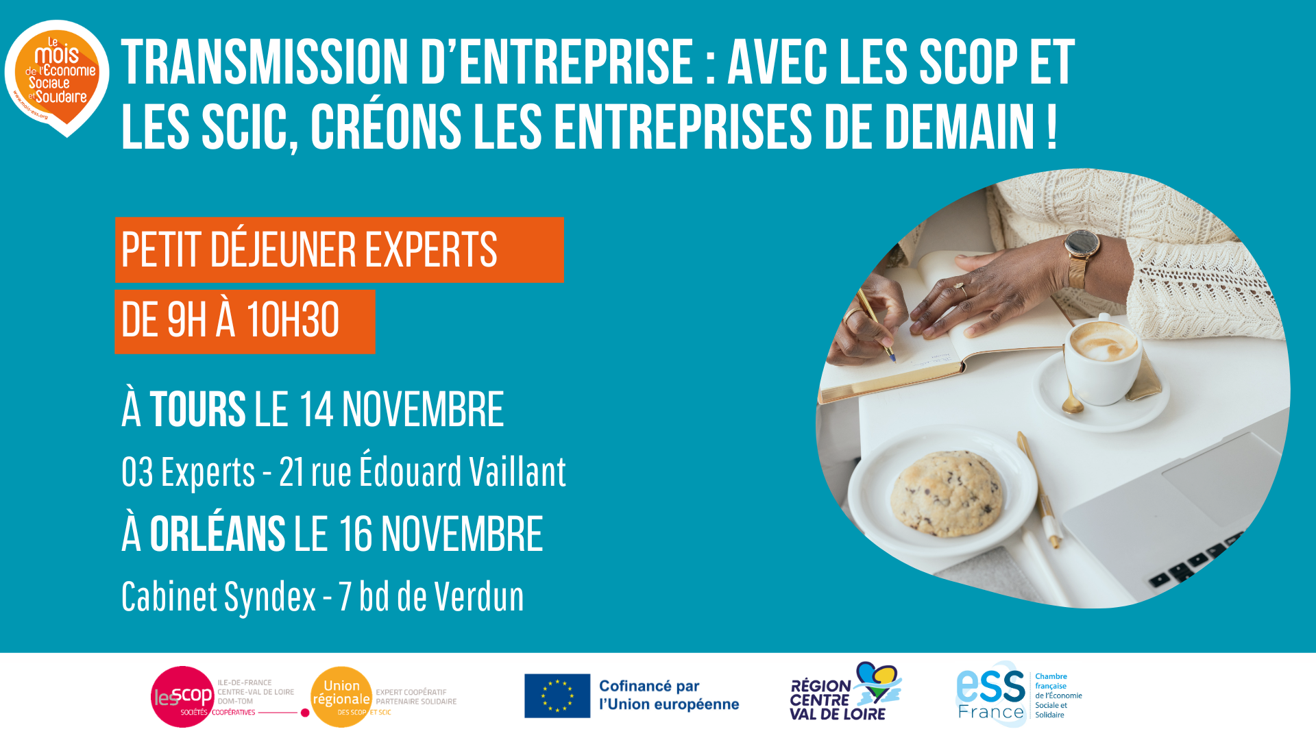 Visuel invitation petit déjeuner