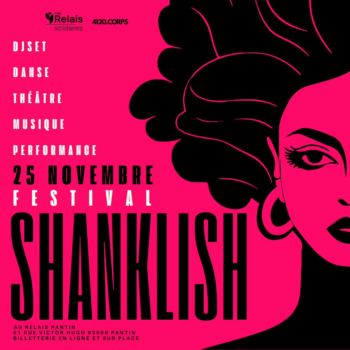 Festival Shanklish à Pantin musique, performance, danse, Relais solidaires,
