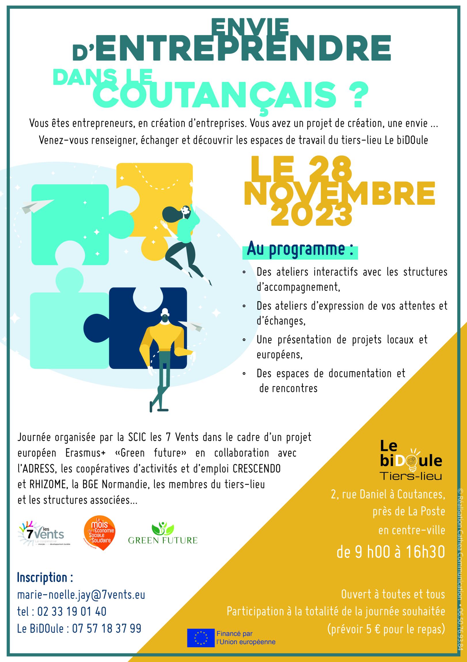 envie d'entreprendre dans le Coutançais envie d'entreprendre dans le Coutançais