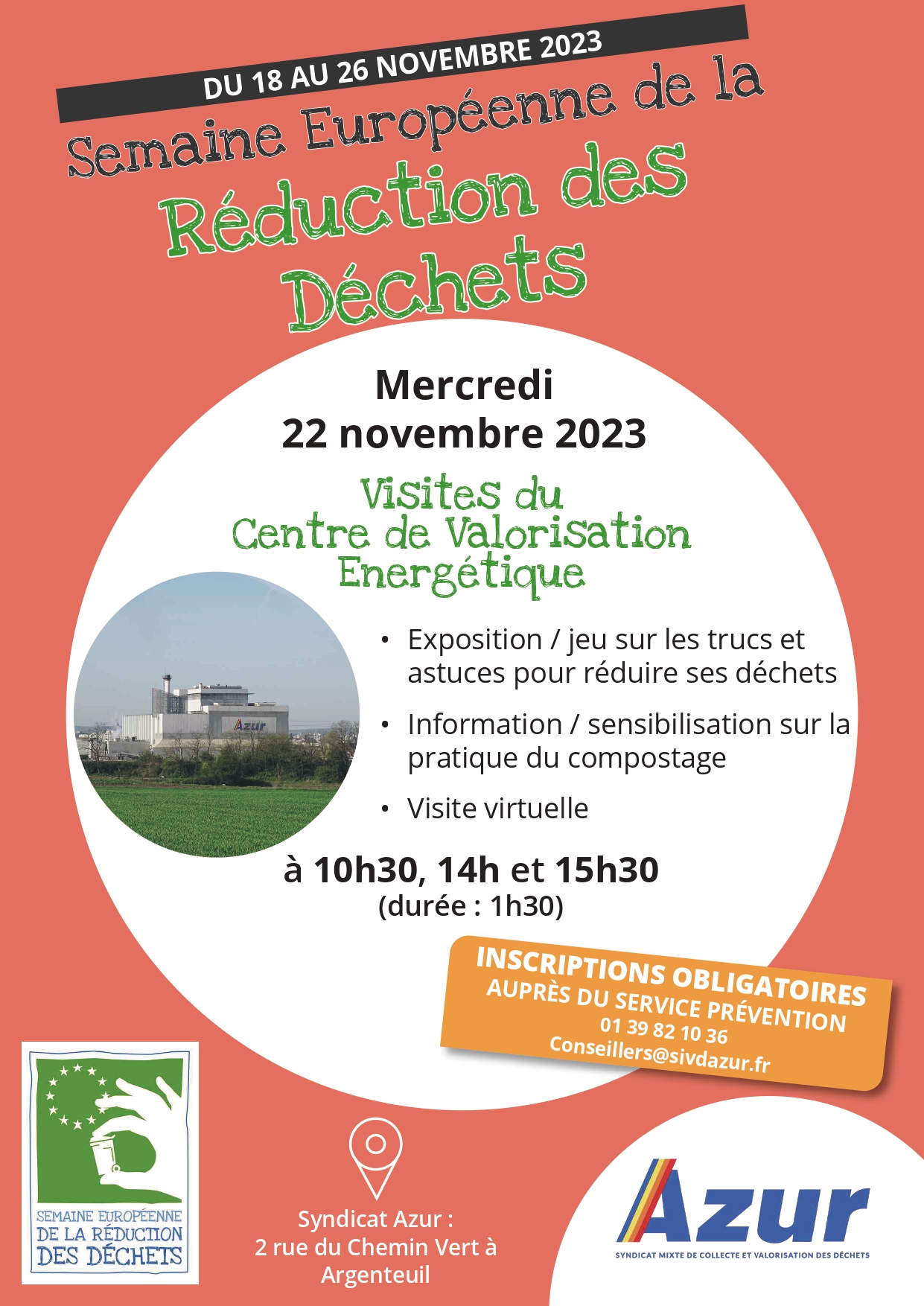 Affiche visite 22/11/2023