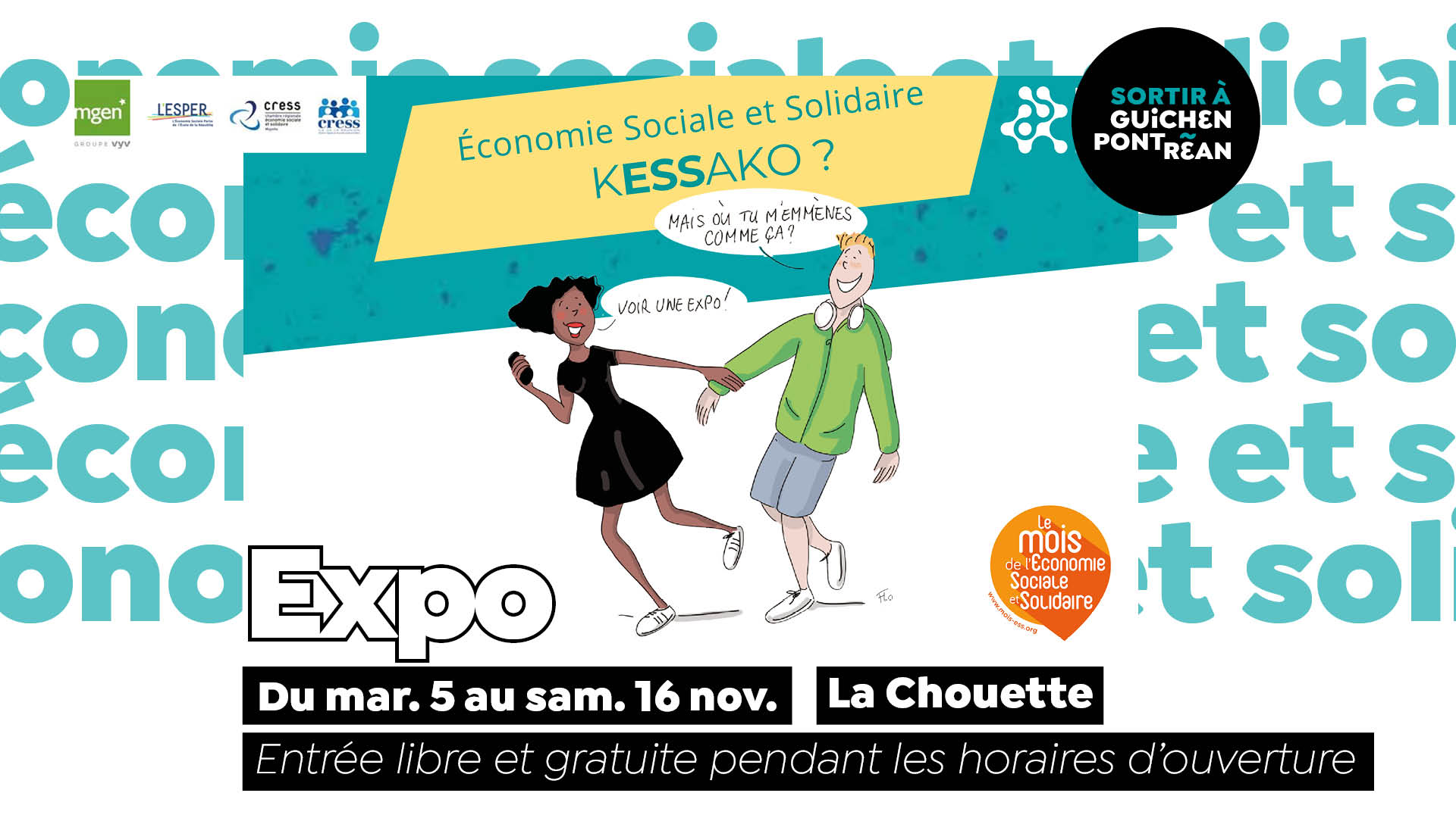 Exposition KESSAKO à la médiathèque de Guichen du 5 au 15 novembre Exposition KESSAKO à la médiathèque de Guichen