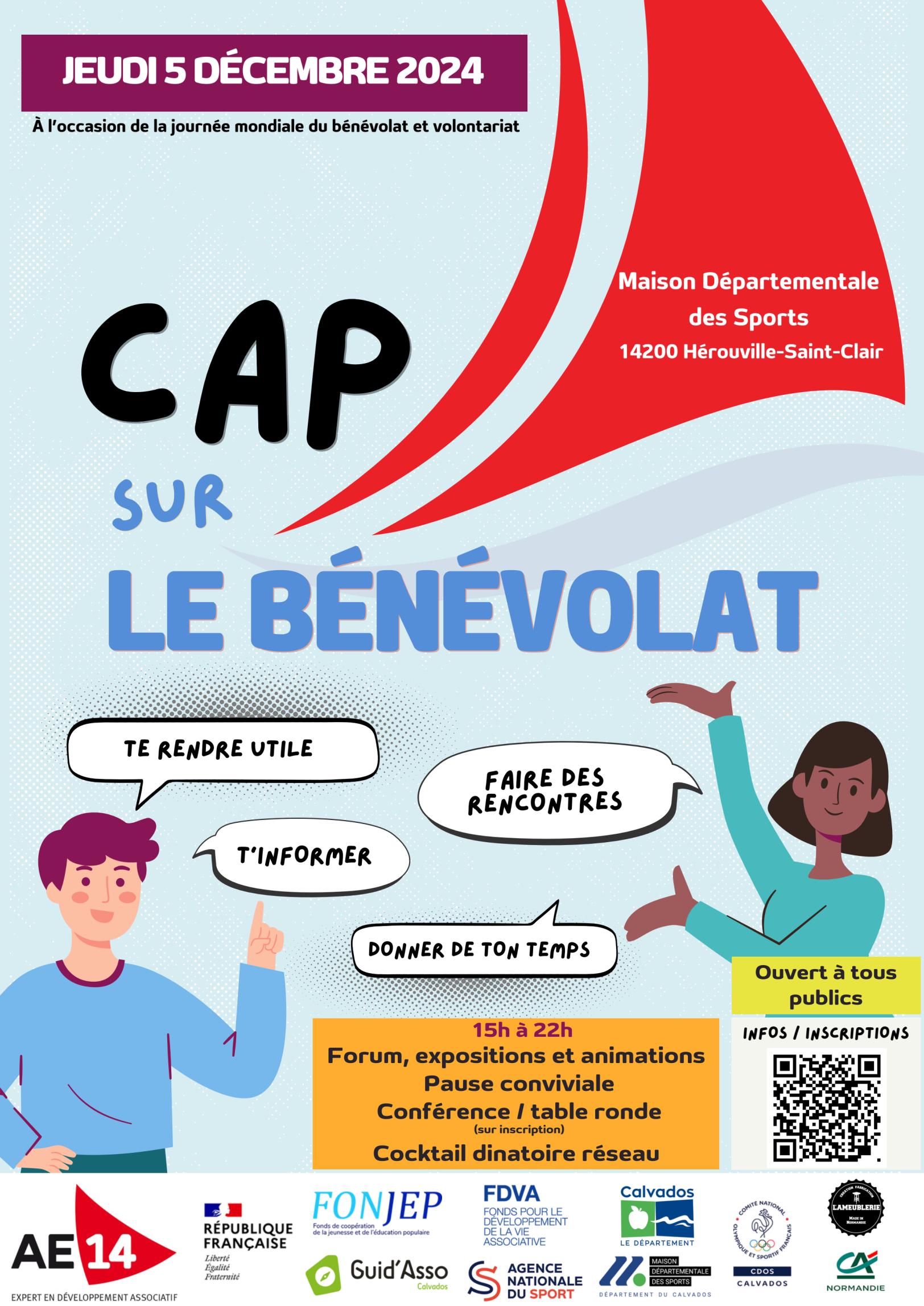 Cap sur le bénévolat Cap Sur le bénévolat - Affiche