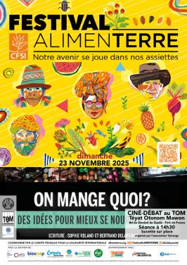 Ciné-Débat : On mange quoi ? Des idées pour mieux se nourrir demain Ciné-Débat : On mange quoi ? Des idées pour mieux se nourrir demain