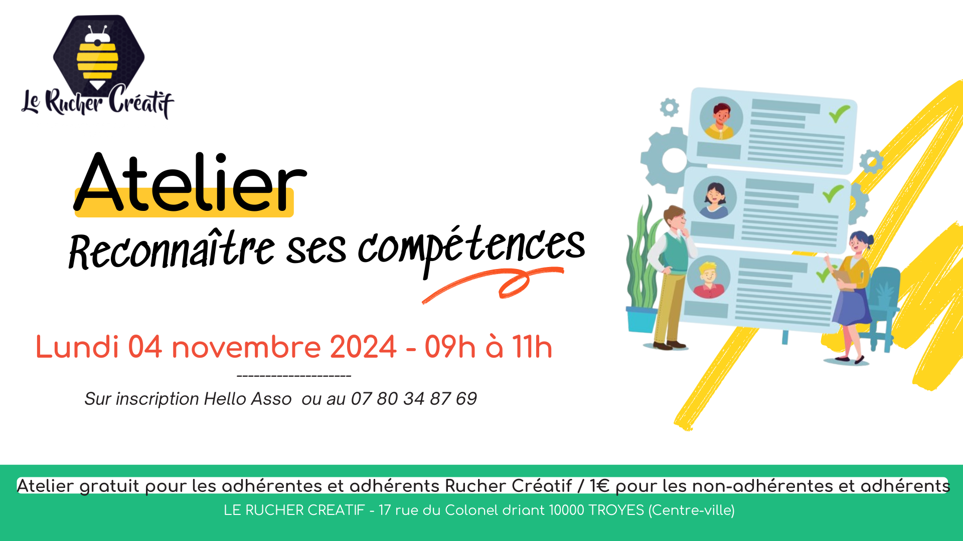 Atelier Reconnaitre ses compétences Atelier Reconnaitre ses compétences