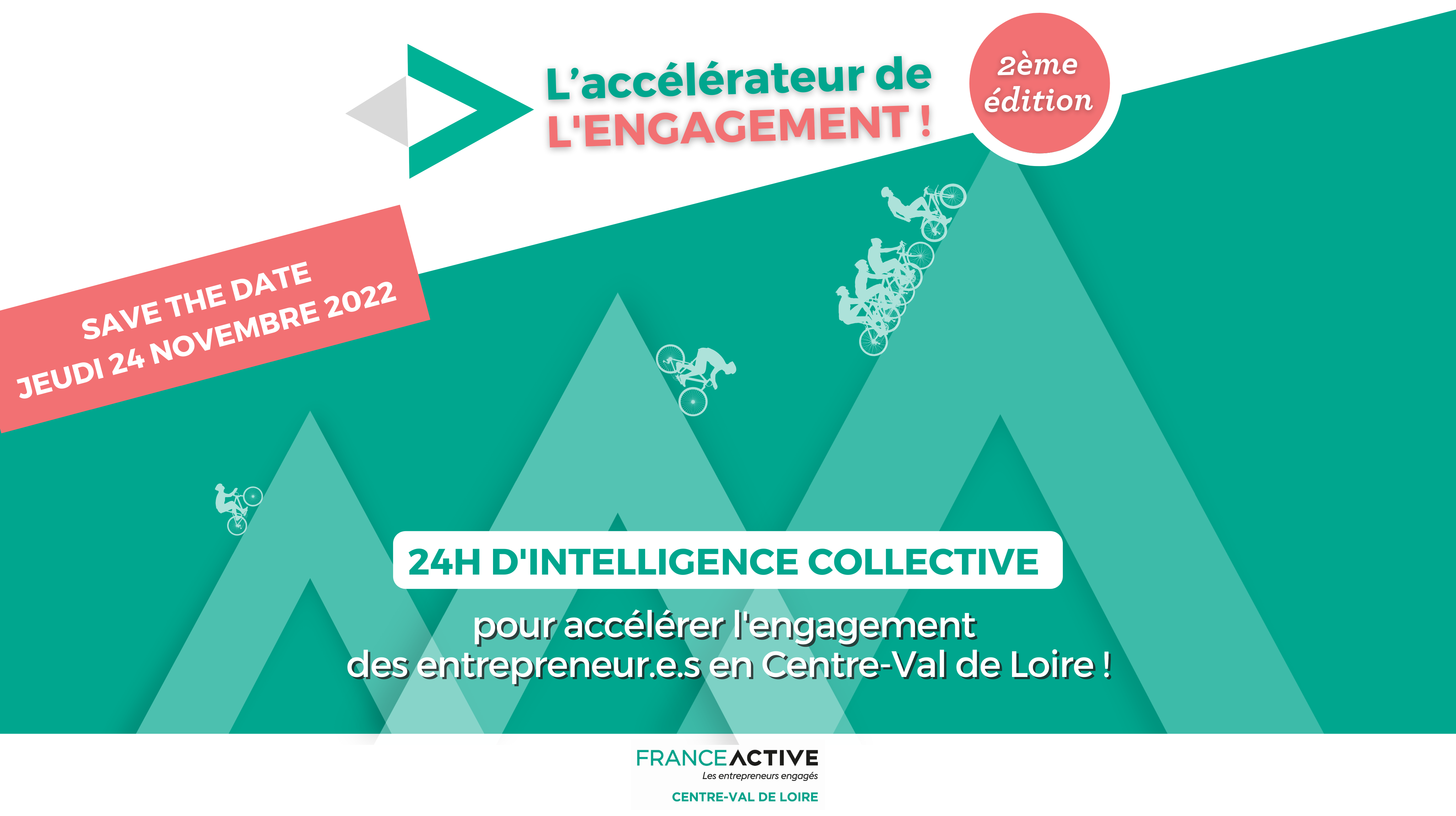 24h d'intelligence collective pour accélérer l'engagement des entrepreneur.e.s en Centre-Val de Loire !