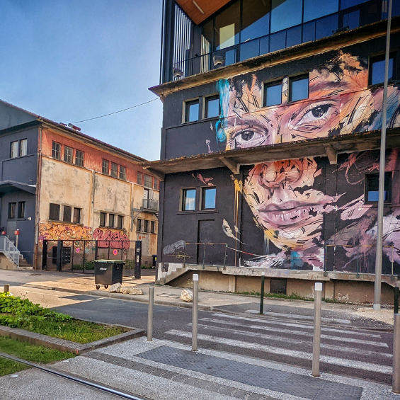 image d'une très belle fresque à Bègles