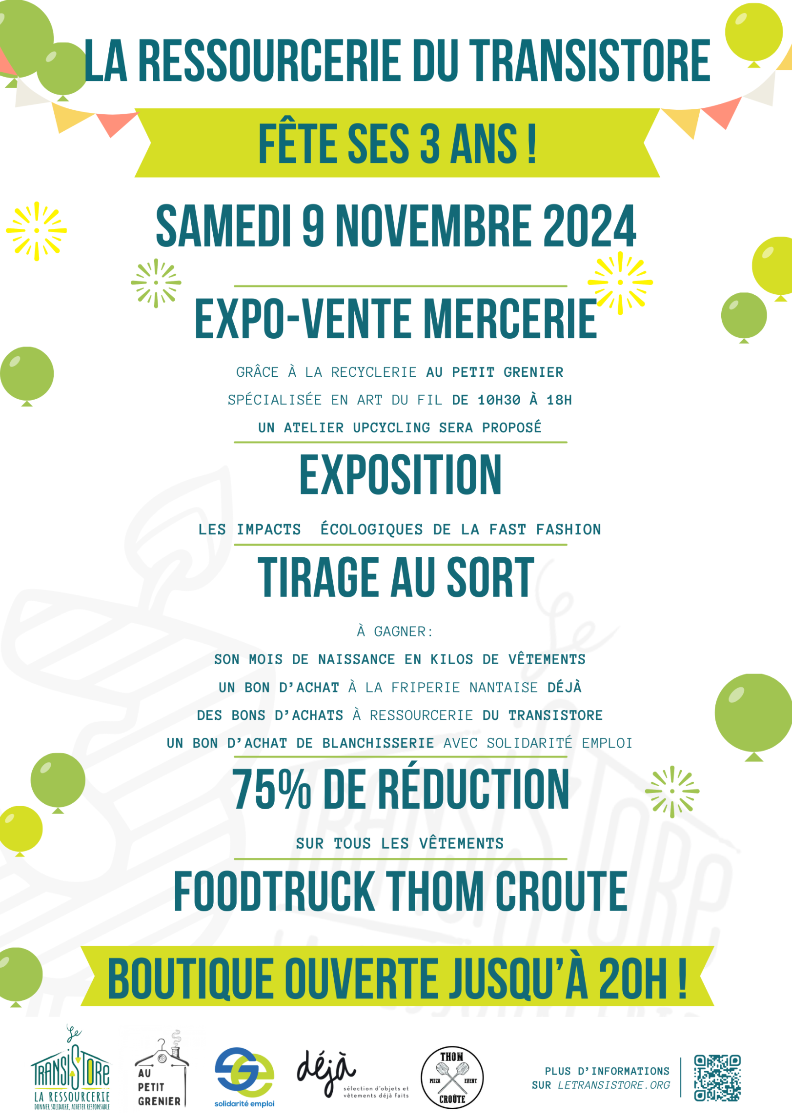 Les 3 ans de la Ressourcerie Les 3 ans de la ressourcerie