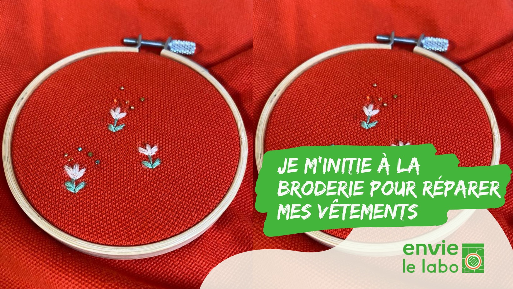 Je m’initie à la broderie pour réparer mes vêtements Je m’initie à la broderie pour réparer mes vêtements