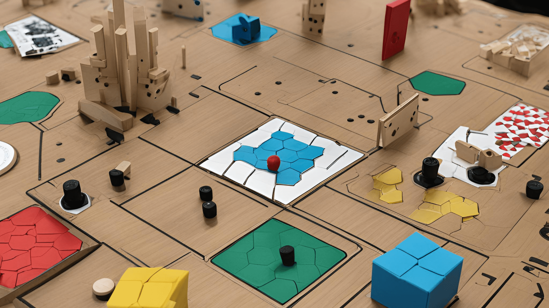 Jeu de plateau en fablab jeuIA