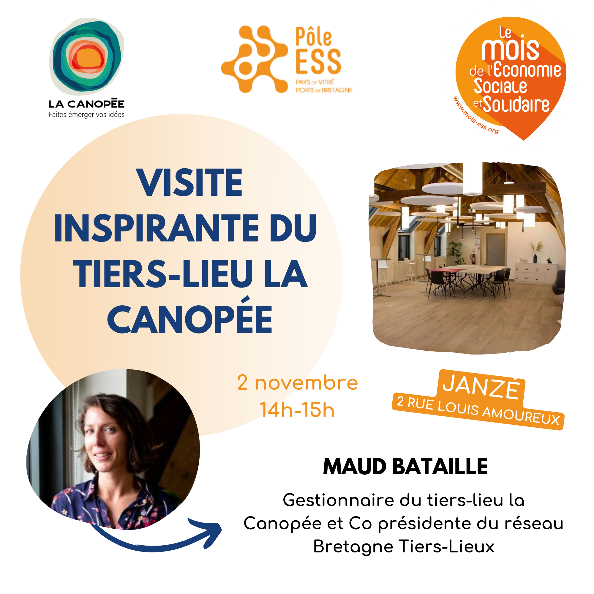 Visite inspirante du Tiers-lieu La Canopée Visite inspirante