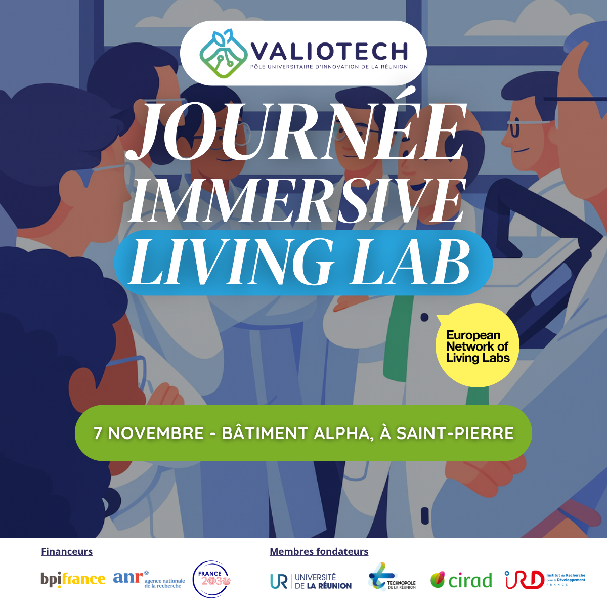 Journée immersive Living Lab (St Pierre) le 07.11 Journée immersive Living Lab (St Pierre) le 07.11