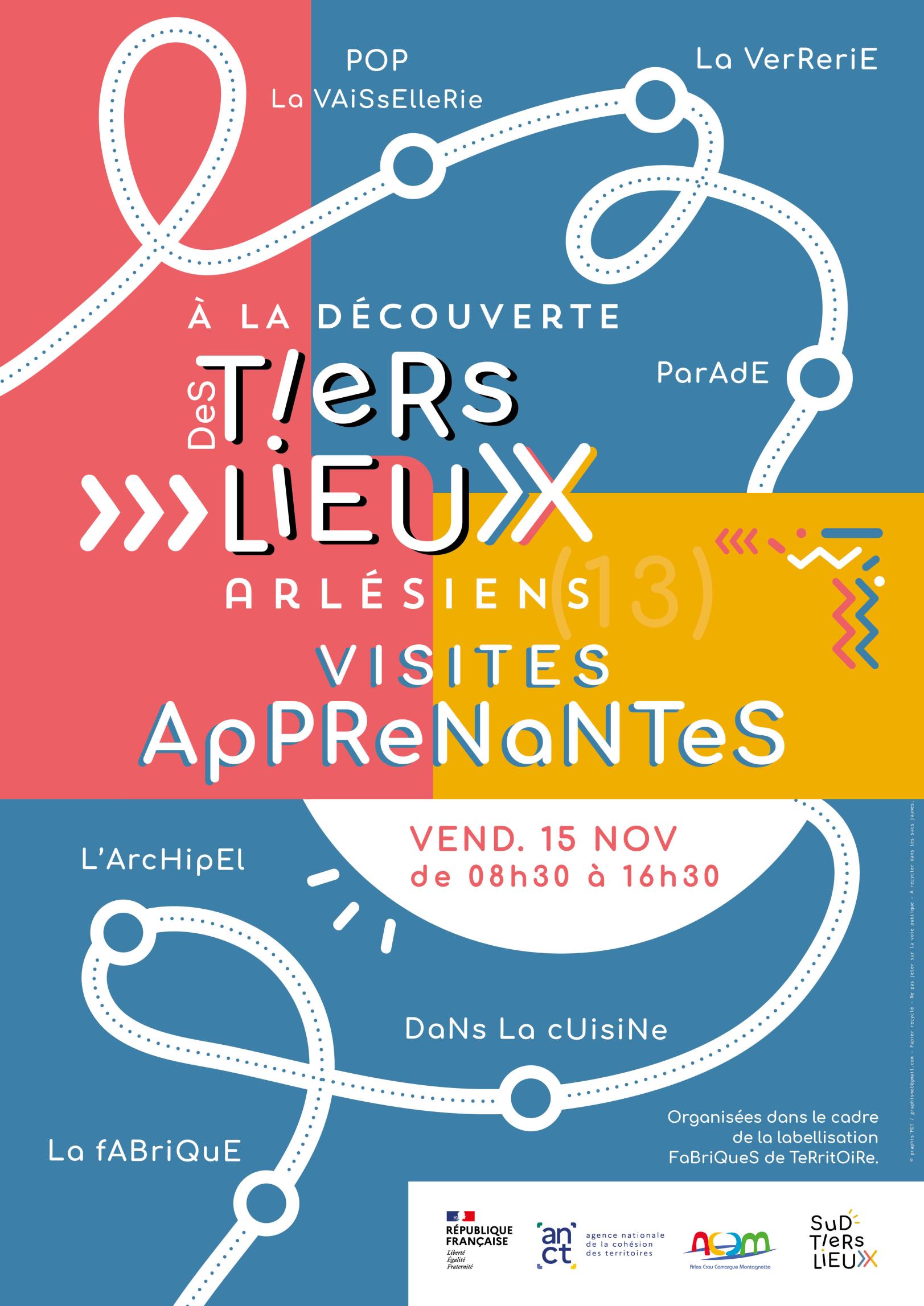 Parcours de visites des tiers-lieux arlésiens Parcours de visites des tiers-lieux arlésiens