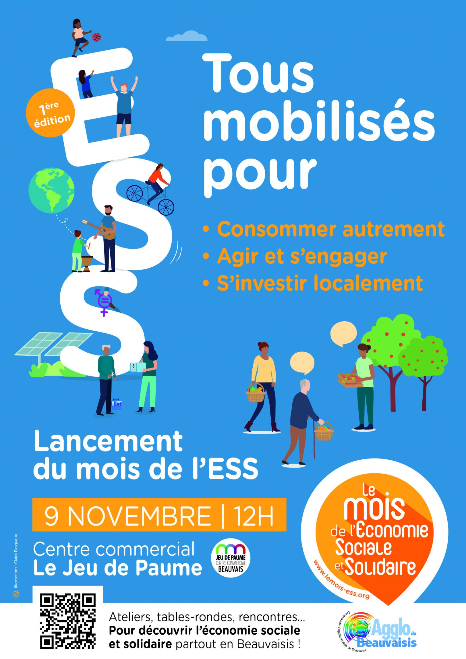 Mois de l'ESS à Beauvais Visuel du Mois de l'ESS à Beauvais