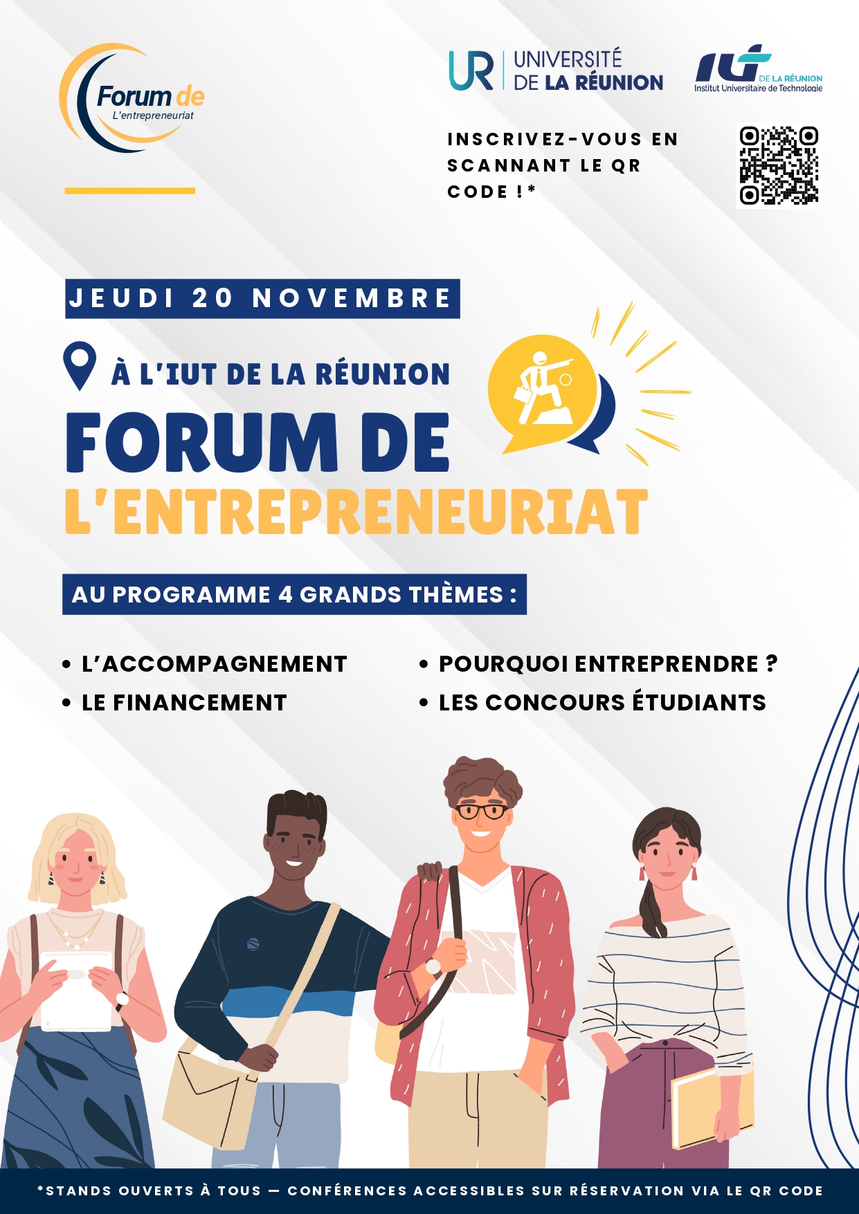 Affiche FORUM DE L'ENTREPRENEURIAT