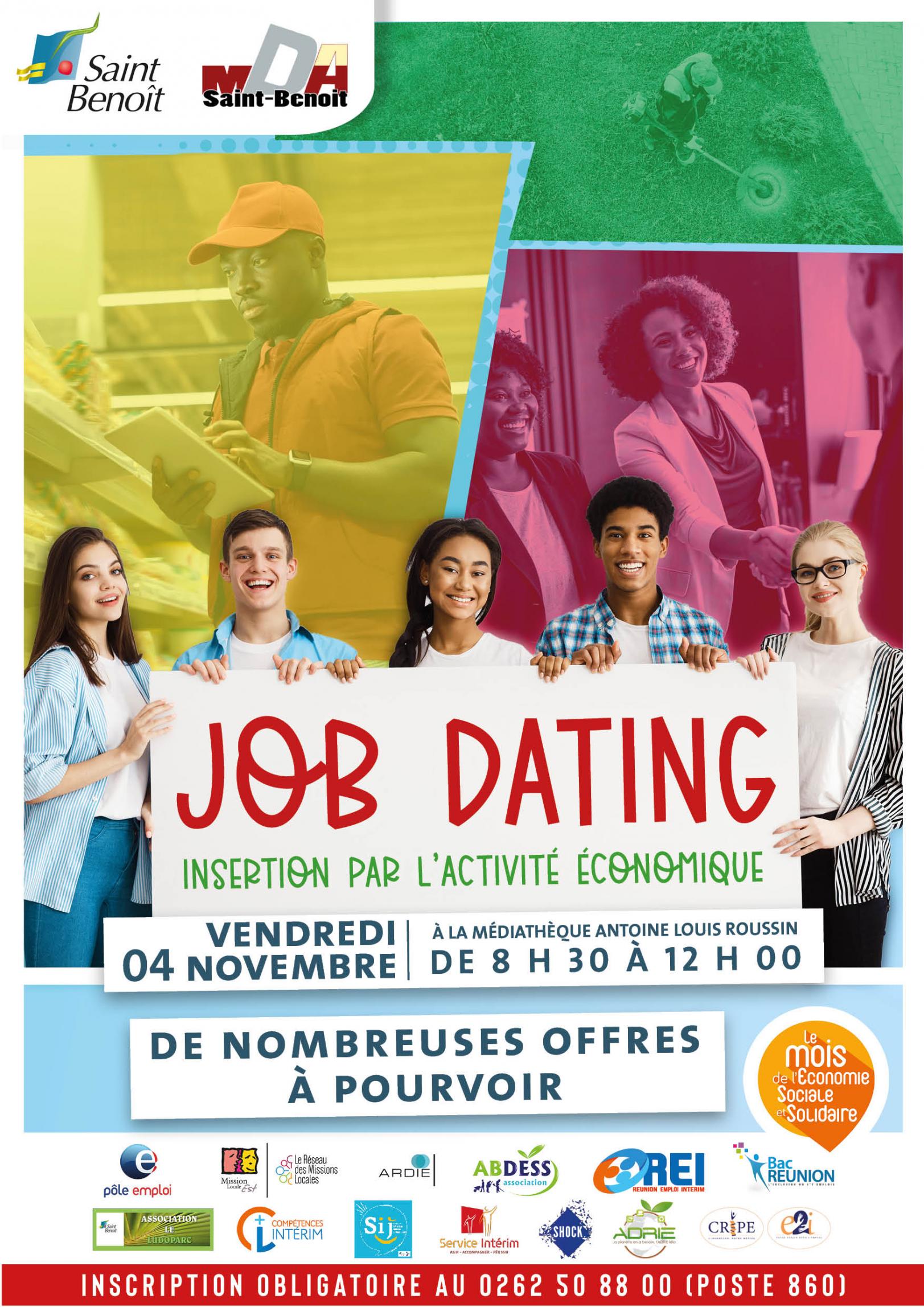 Mois de l'ESS : Job Dating IAE à Saint-Benoît Mois de l'ESS : Job Dating IAE à Saint-Benoît