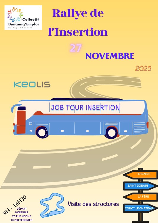Rallye de l'insertion - Edition 2025 Affiche Rallye de l'insertion 2025