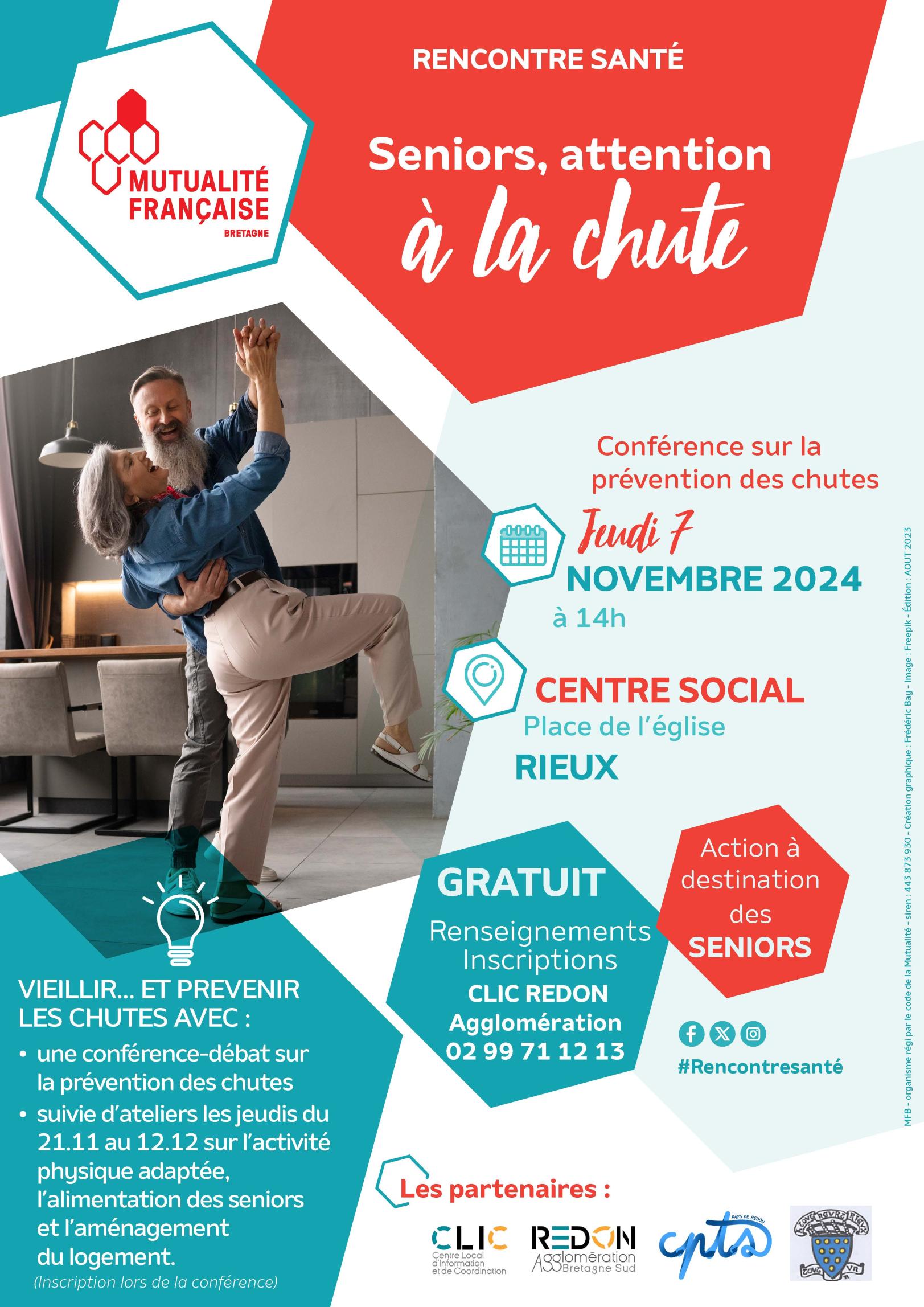 affiche attention à la chute rieux