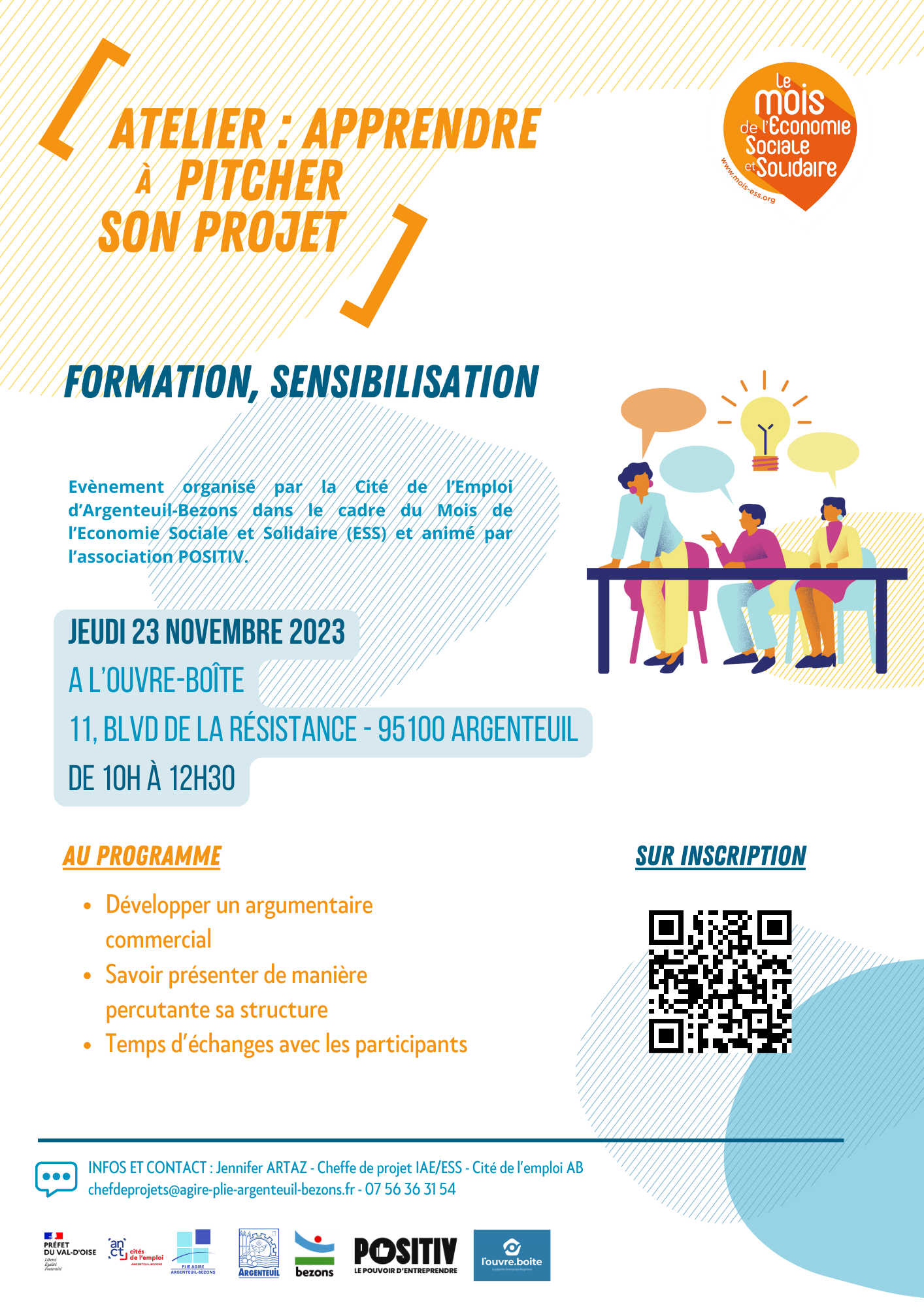 Affiche atelier 23/11/2023