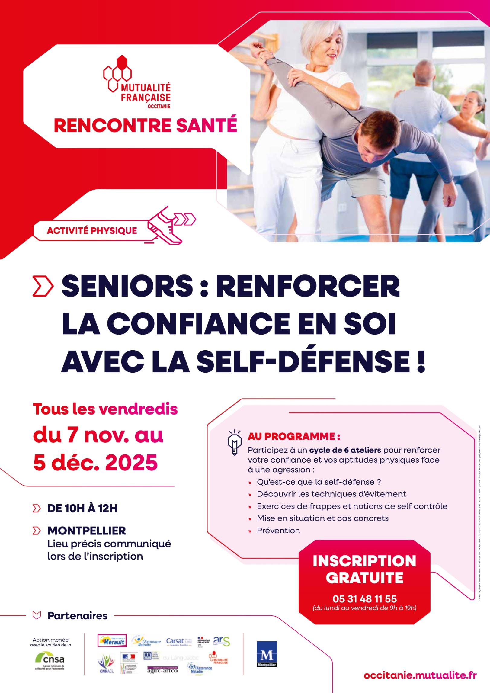 Seniors : renforcer la confiance en soi avec la self-défense ! Seniors : renforcer la confiance en soi avec la self-défense !