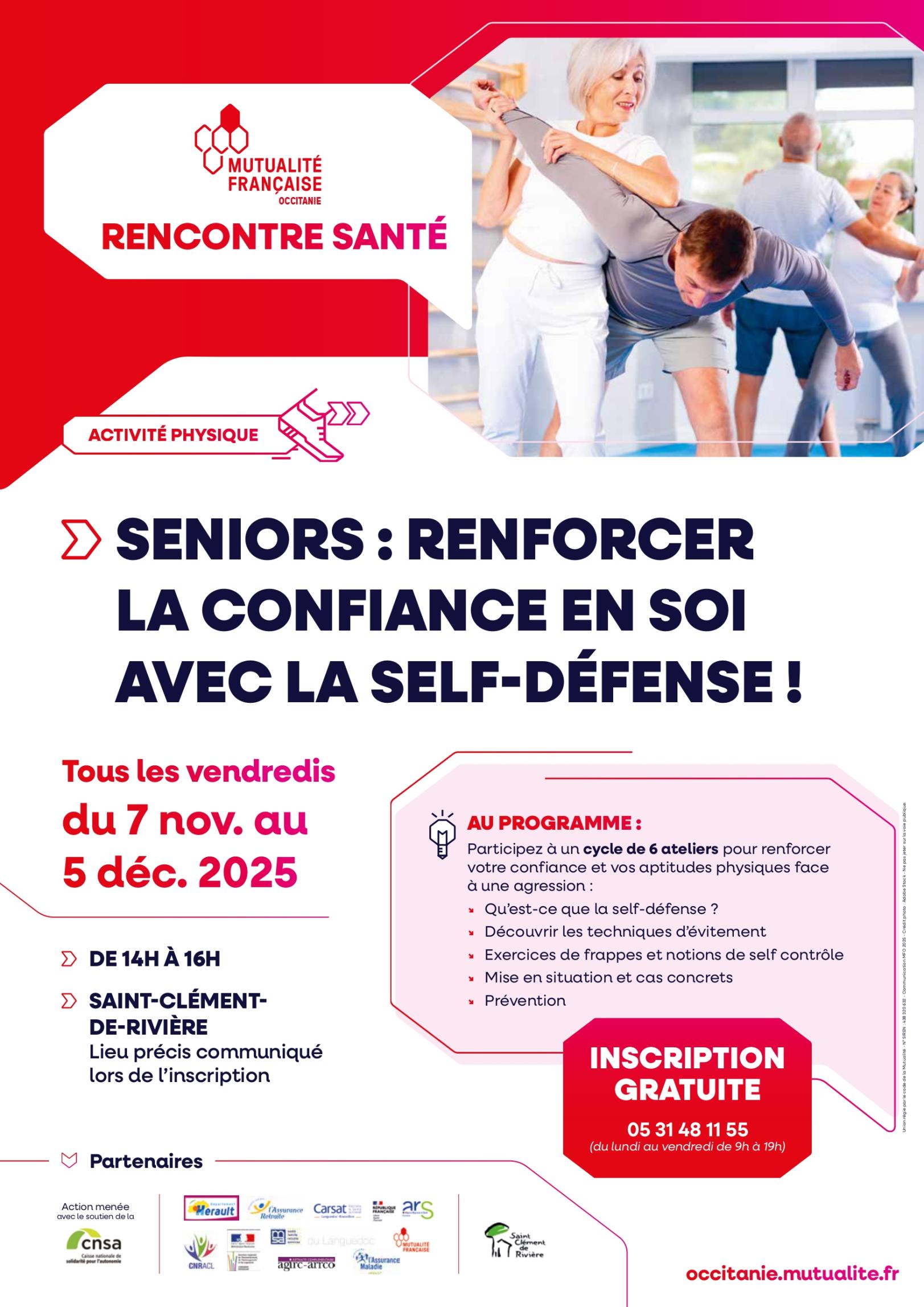 Seniors : renforcer la confiance en soi avec la self-défense ! Seniors : renforcer la confiance en soi avec la self-défense !