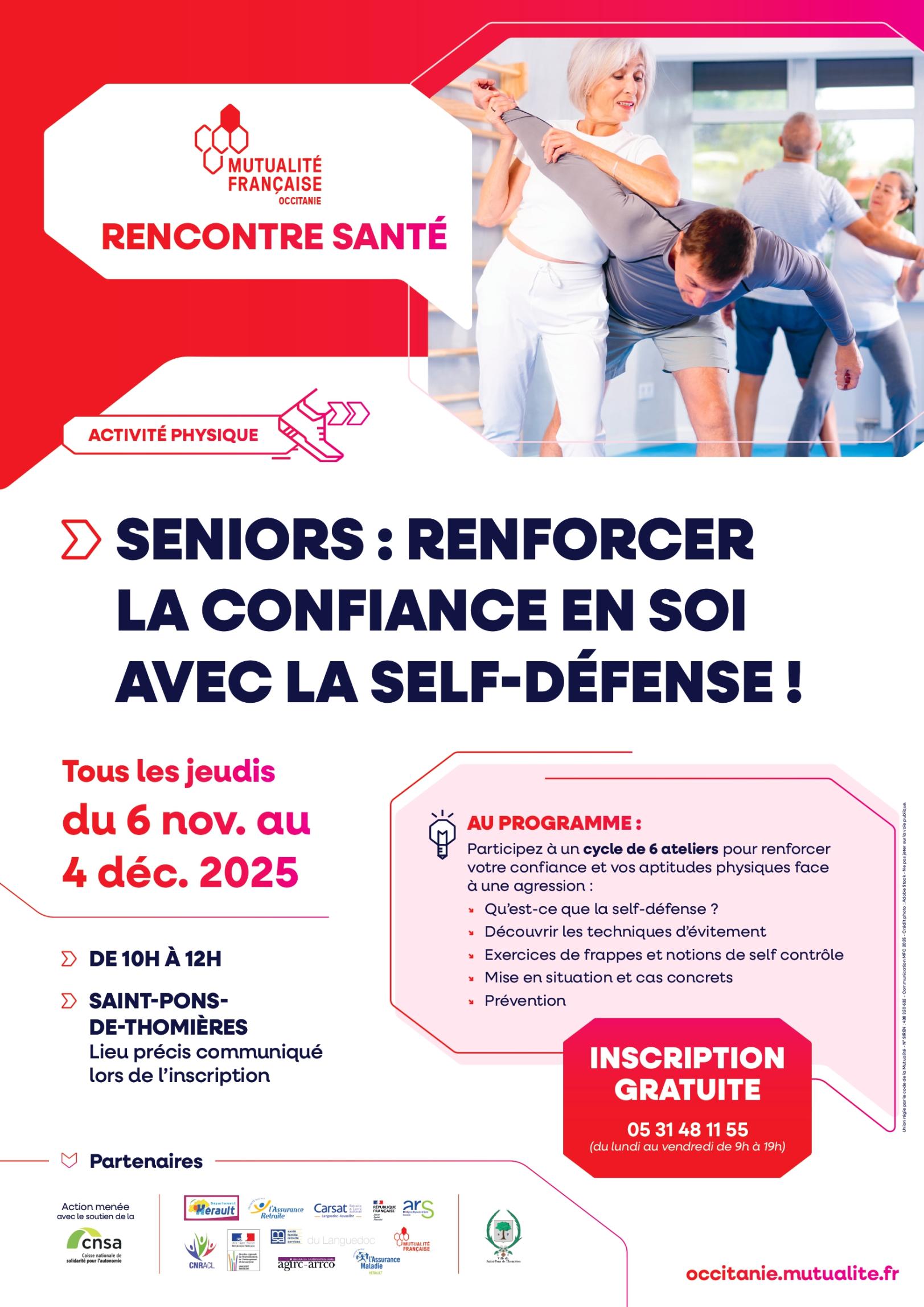 Seniors : renforcer la confiance en soi avec la self-défense ! Seniors : renforcer la confiance en soi avec la self-défense !