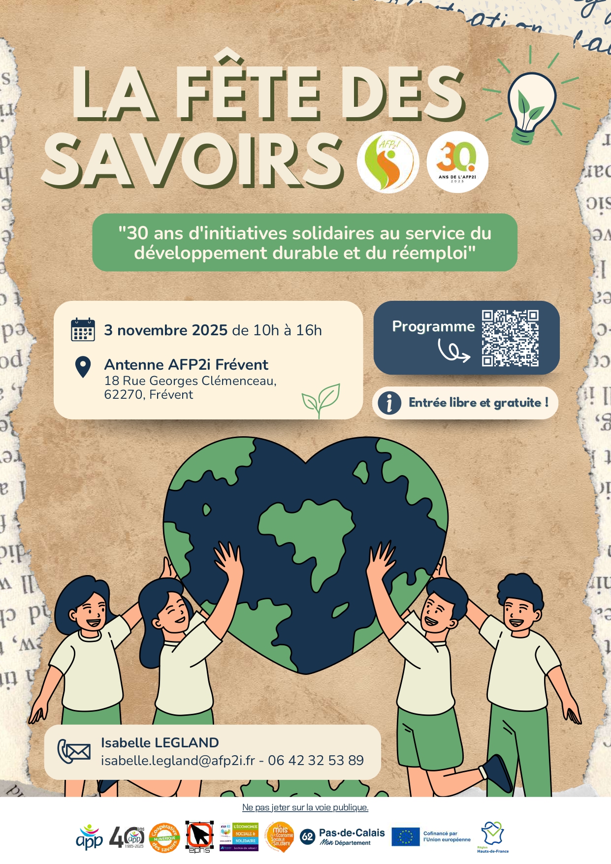 Affiche - Fête des savoirs Frévent Affiche - Fête des savoirs Frévent