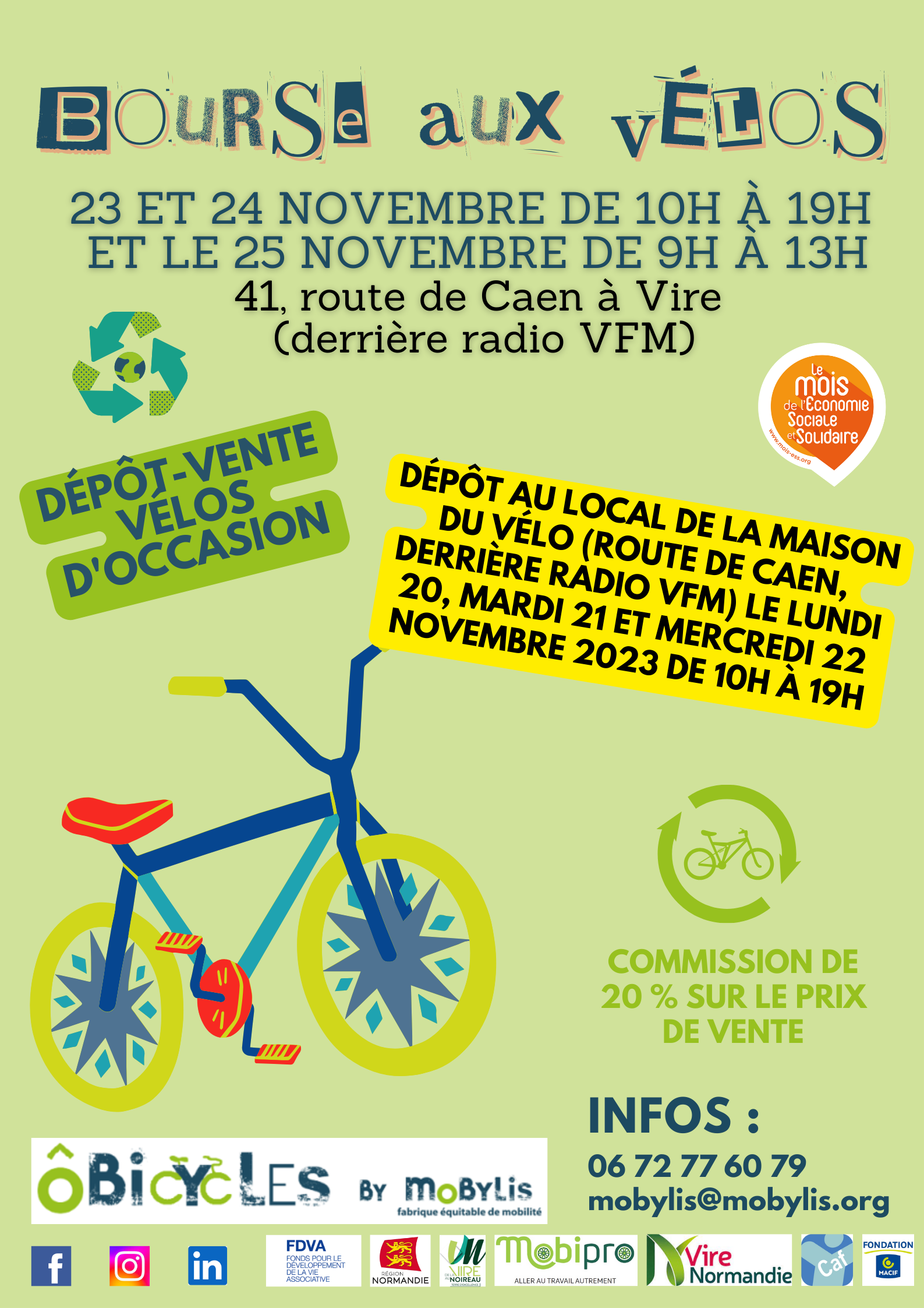 Bourse aux vélos Ô Bicycles - Vire Normandie