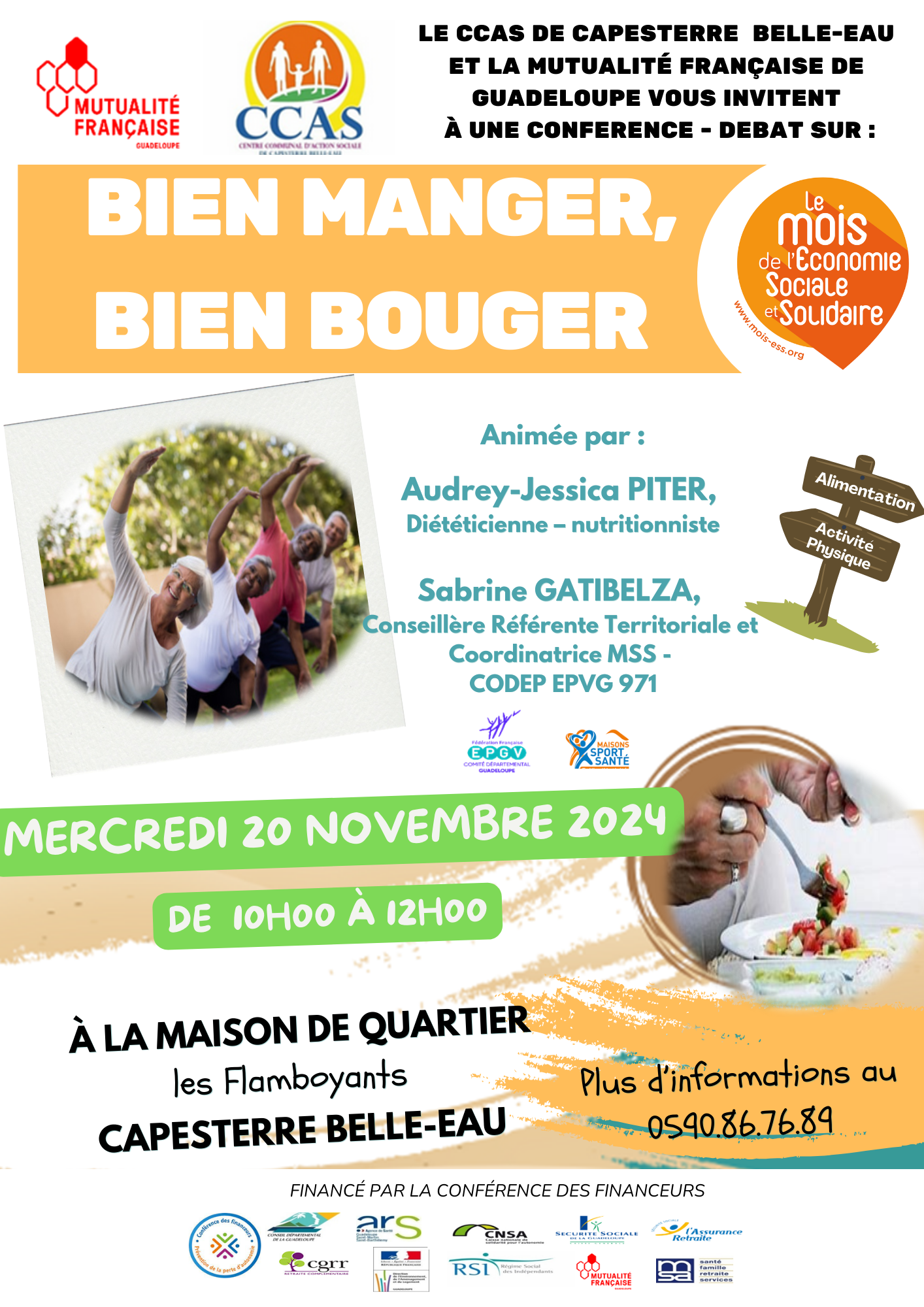 Affiche Bien manger, bien bouger - CCAS Capesterre Belle-Eau Affiche Bien manger, bien bouger - CCAS Capesterre Belle-Eau