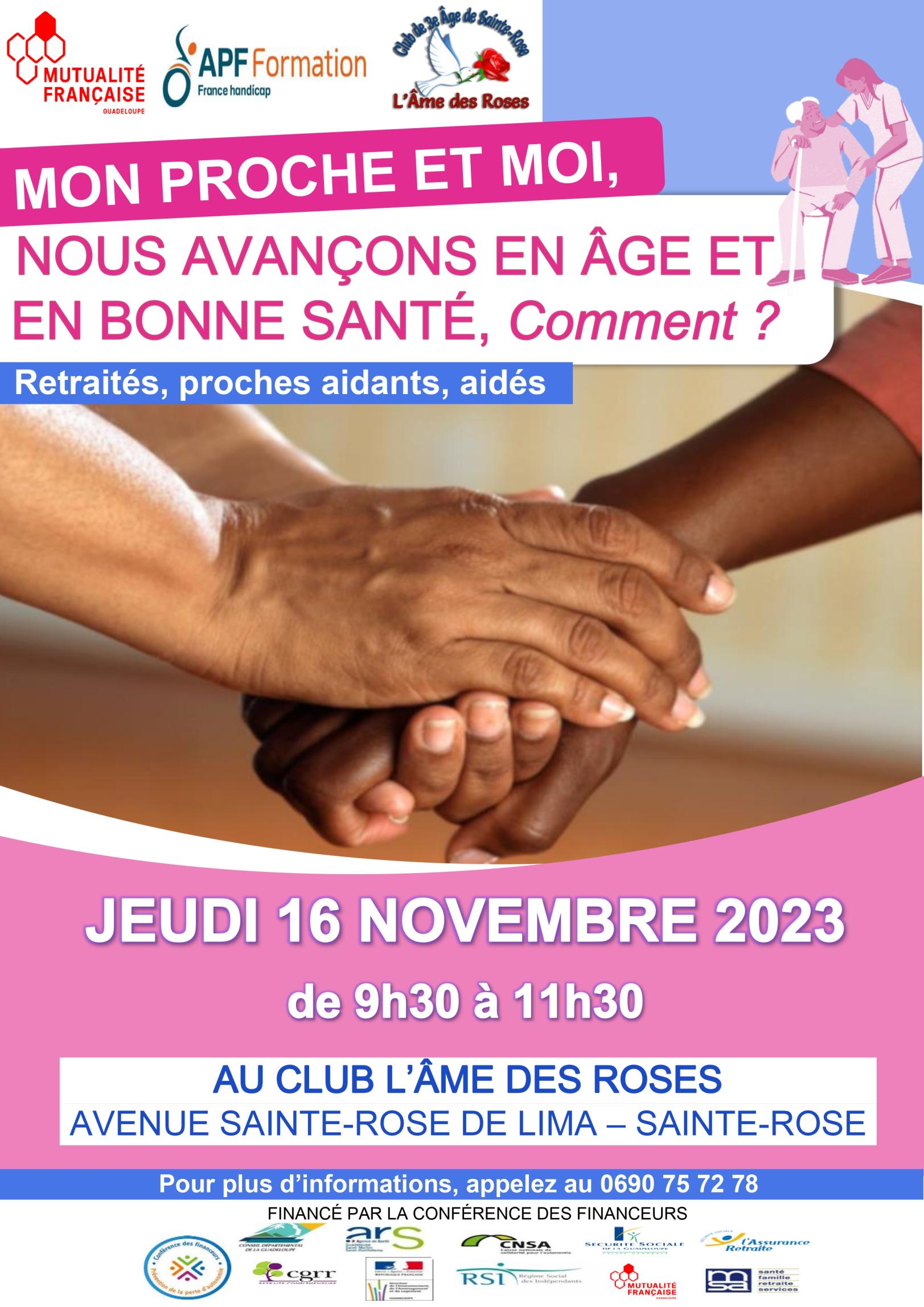 Affiche Mon proche et moi, nous avançons en âge et en bonne santé, comment ? Affiche Mon proche et moi, nous avançons en âge et en bonne santé, comment ?