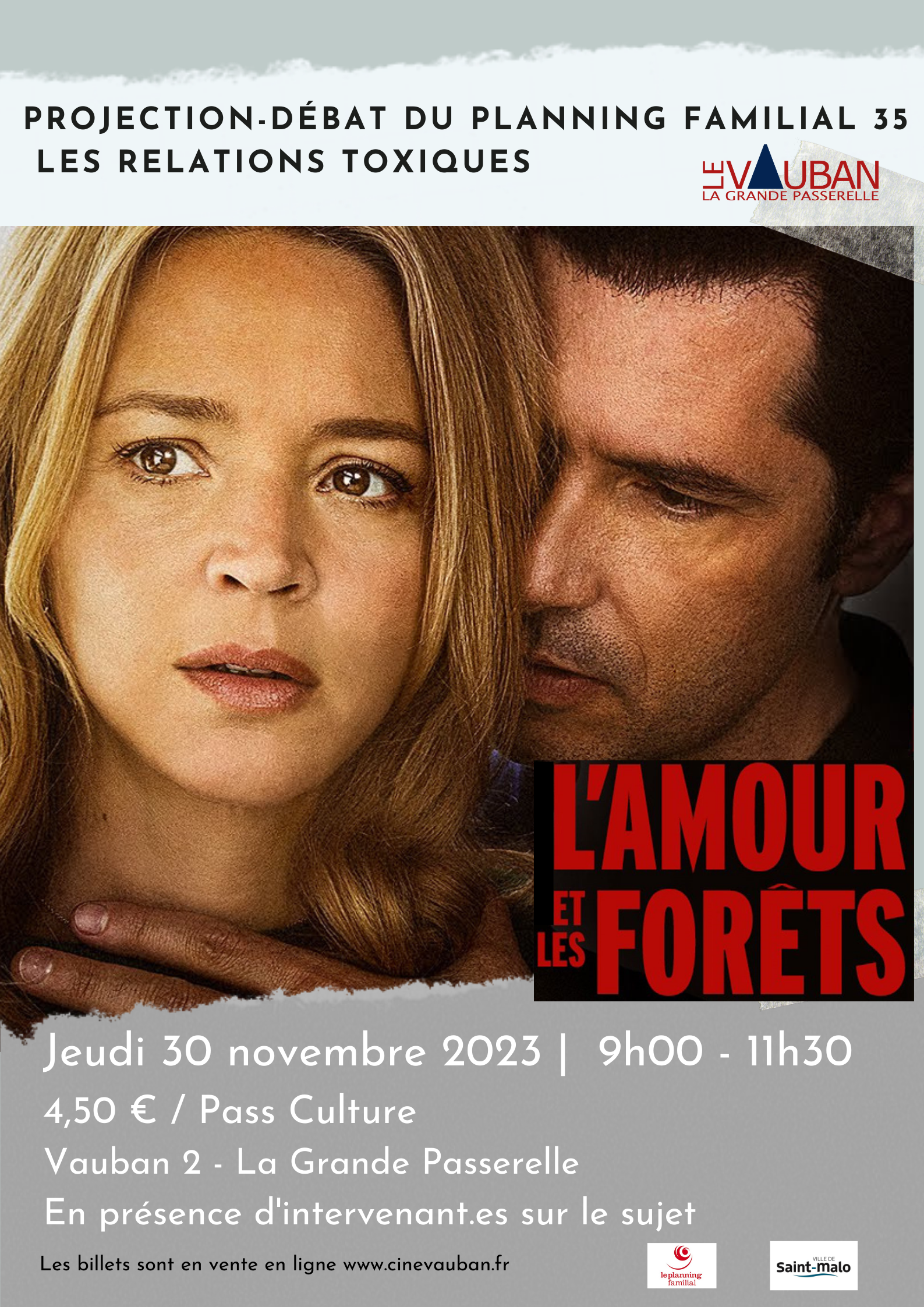 Projection-débat "les relation toxiques" : l'Amour et les forêts