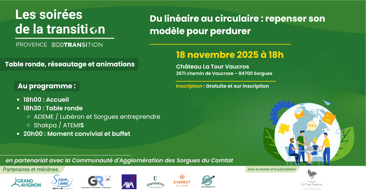 Visuel Image fond vert, Titre, date lieu et programme