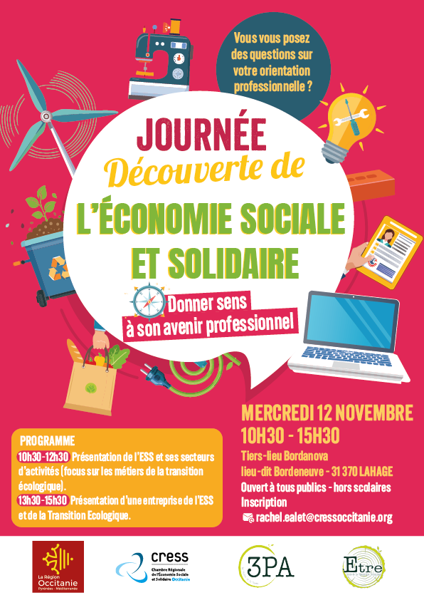 Journée découverte des métiers de l’ESS - Lahage