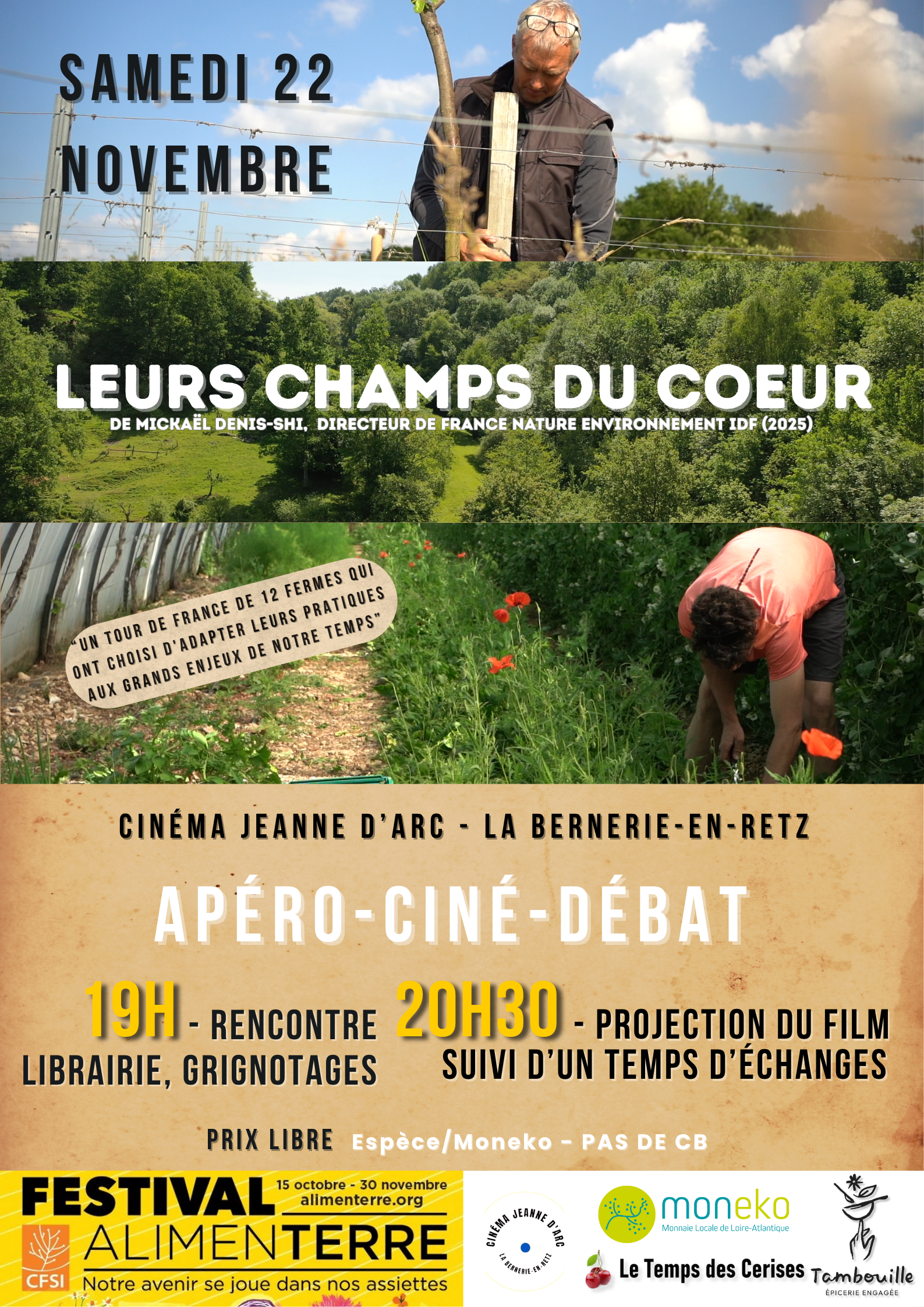 Affiche ciné-débat du 22/11/2025